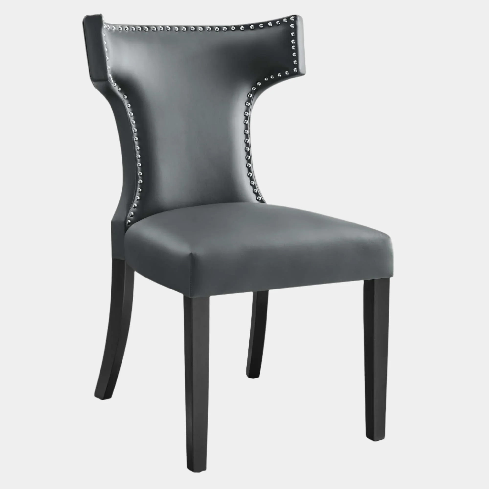 Curve Vegan Leather Dining Chair