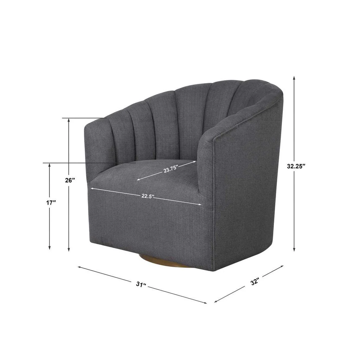 Cuthbert Swivel Chair - Image 8