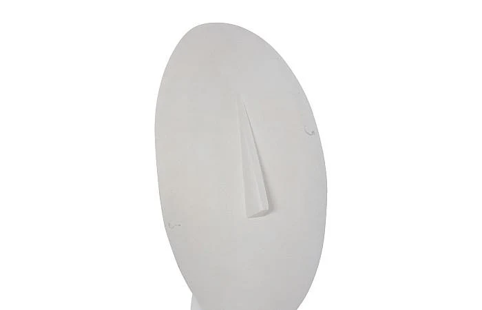 Cycladic Head, Sculpture, Oval, White Stone - Image 5