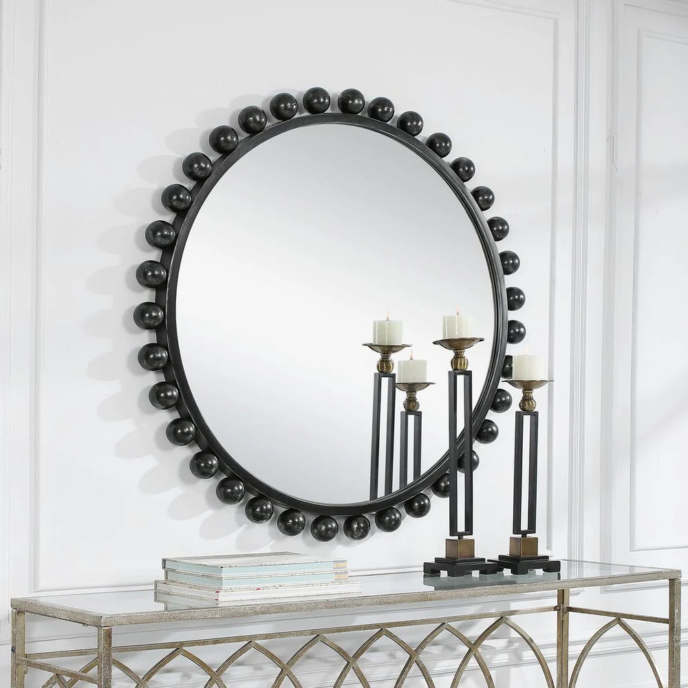 Cyra Round Mirror - Image 13
