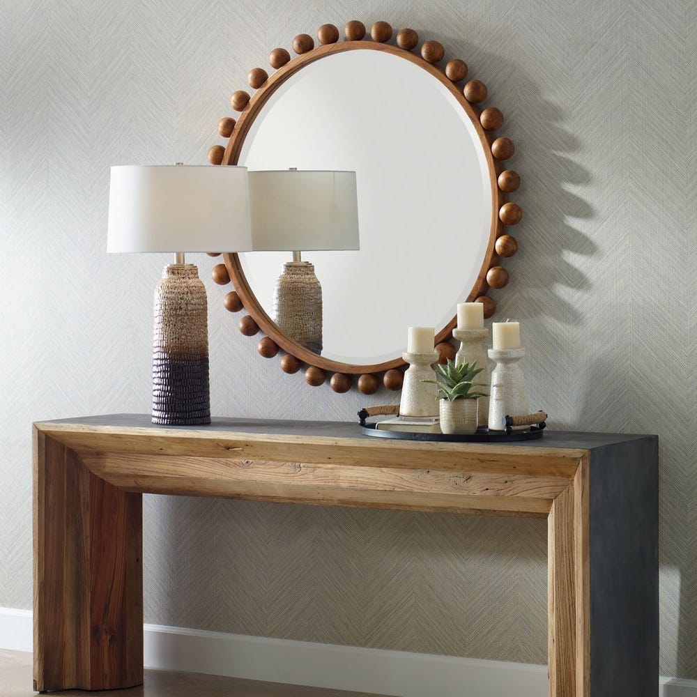 Cyra Round Mirror - Image 24