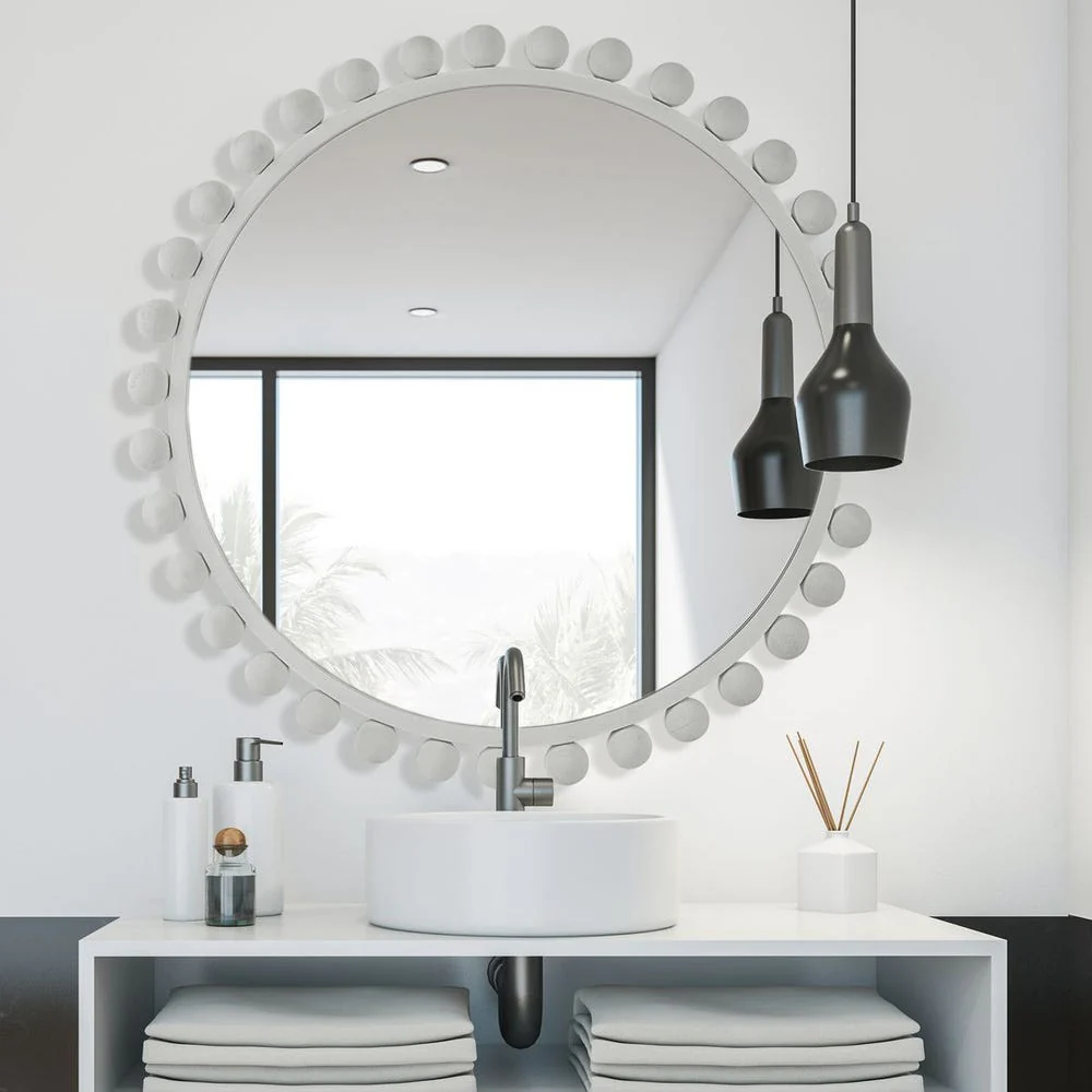 Cyra Round Mirror - Image 31