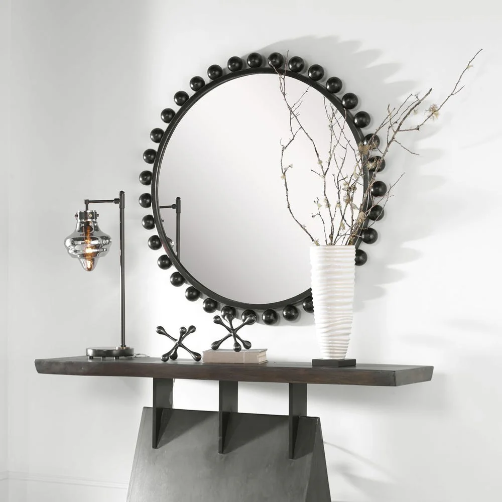 Cyra Round Mirror - Image 7