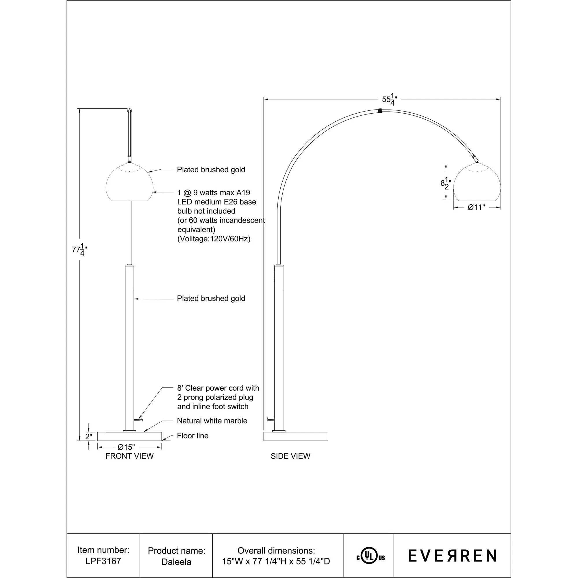 Daleela Floor Lamp - Image 6