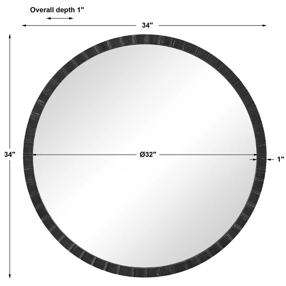 Dandridge Round Mirror - Image 7