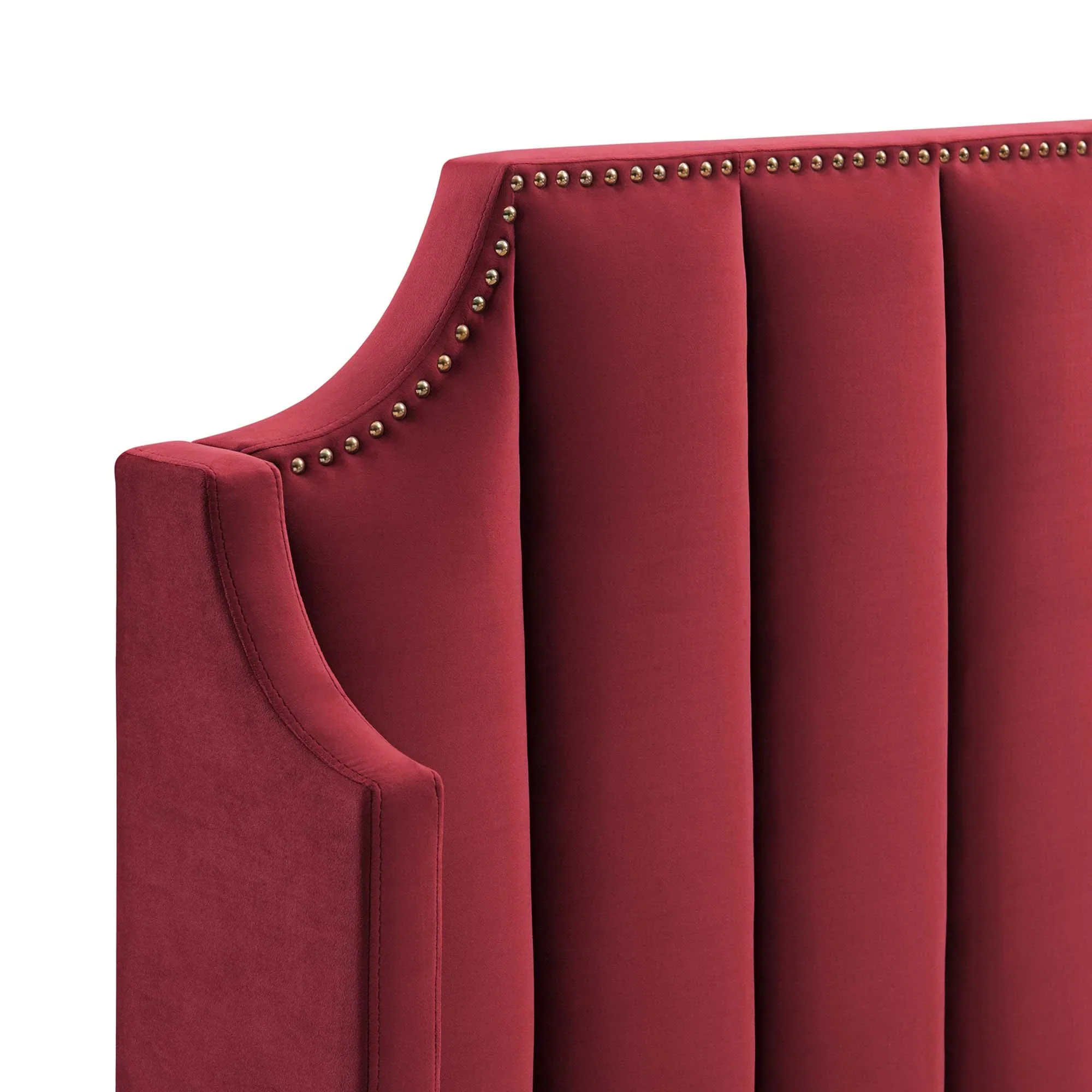 Daniella Performance Velvet Queen Platform Bed - Image 13