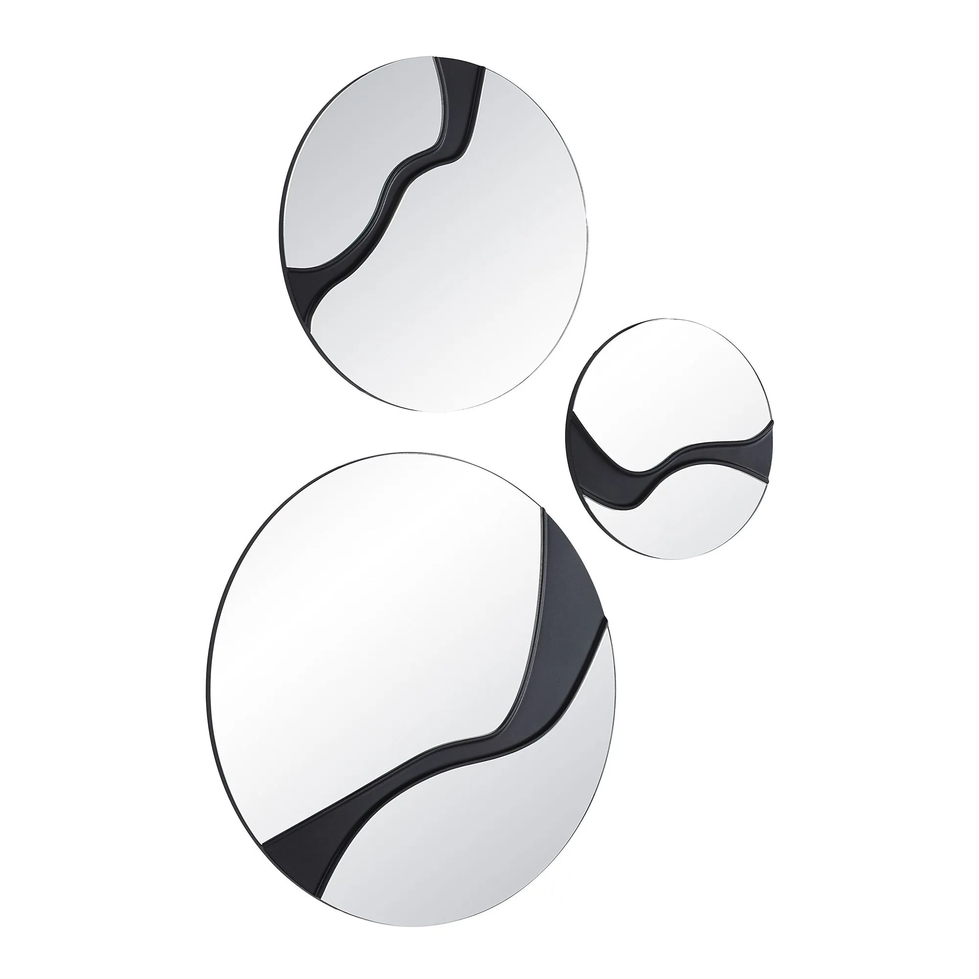 Dansk Wall Mirror Set Of 3 - Image 3