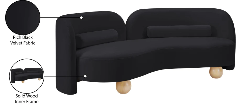 Daphne Velvet Sofa - Image 36
