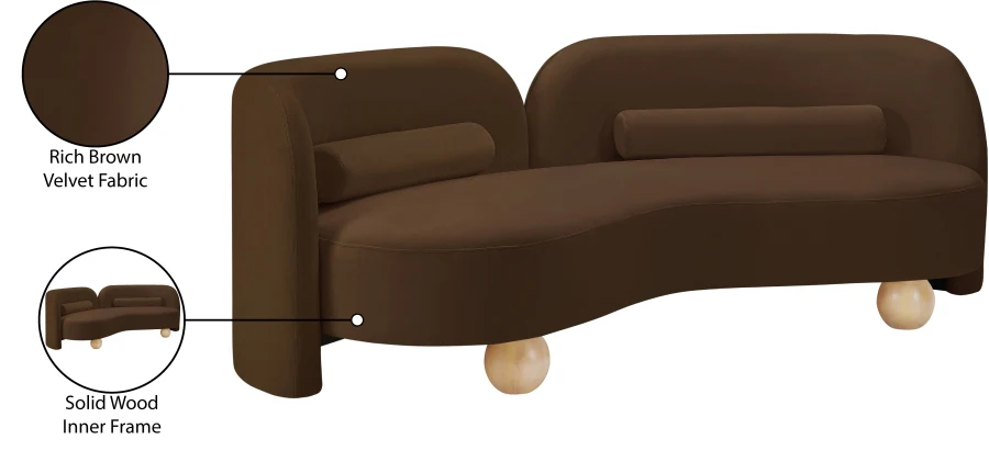 Daphne Velvet Sofa - Image 72