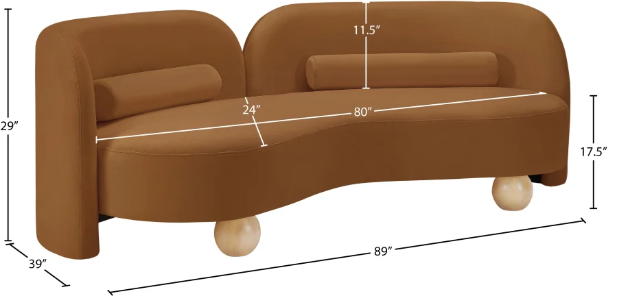 Daphne Velvet Sofa - Image 89