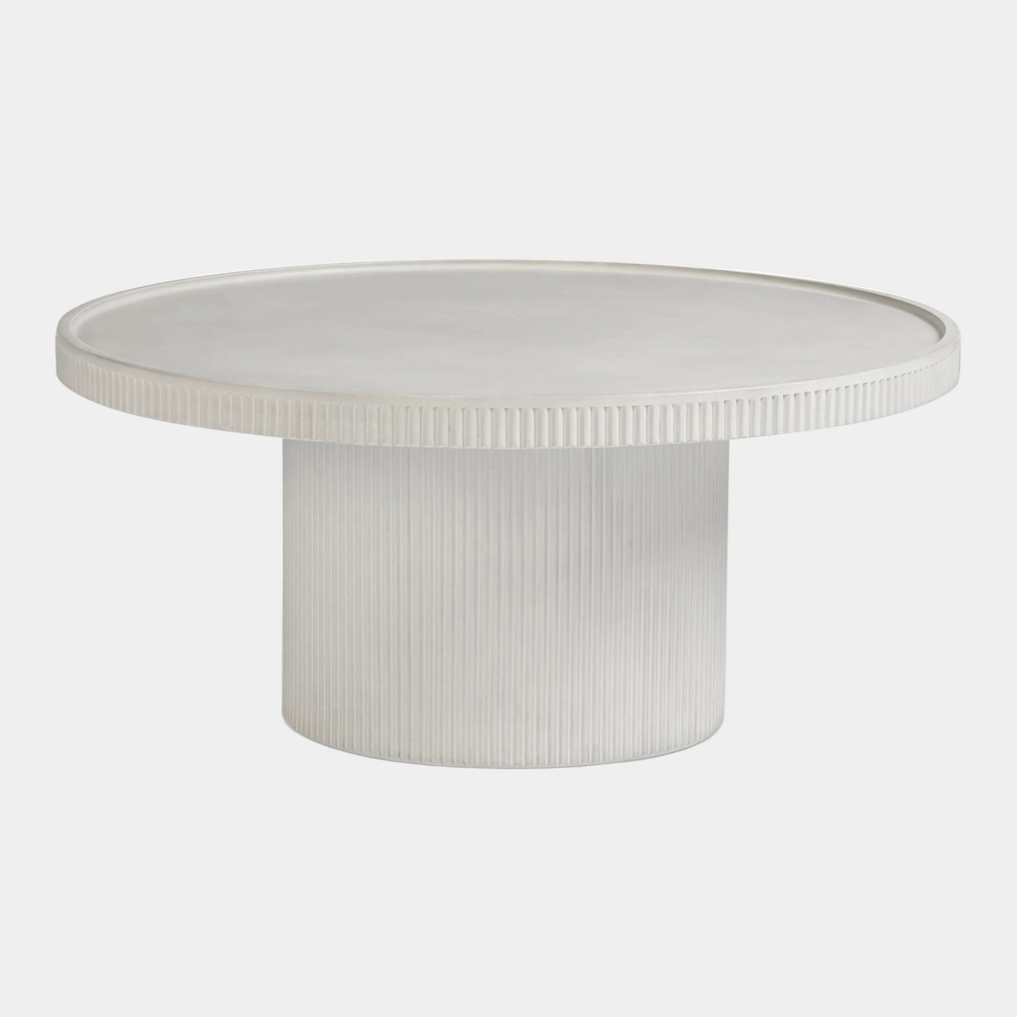 Darcy 36" Concrete Indoor/Outdoor Round Coffee Table - Image 7