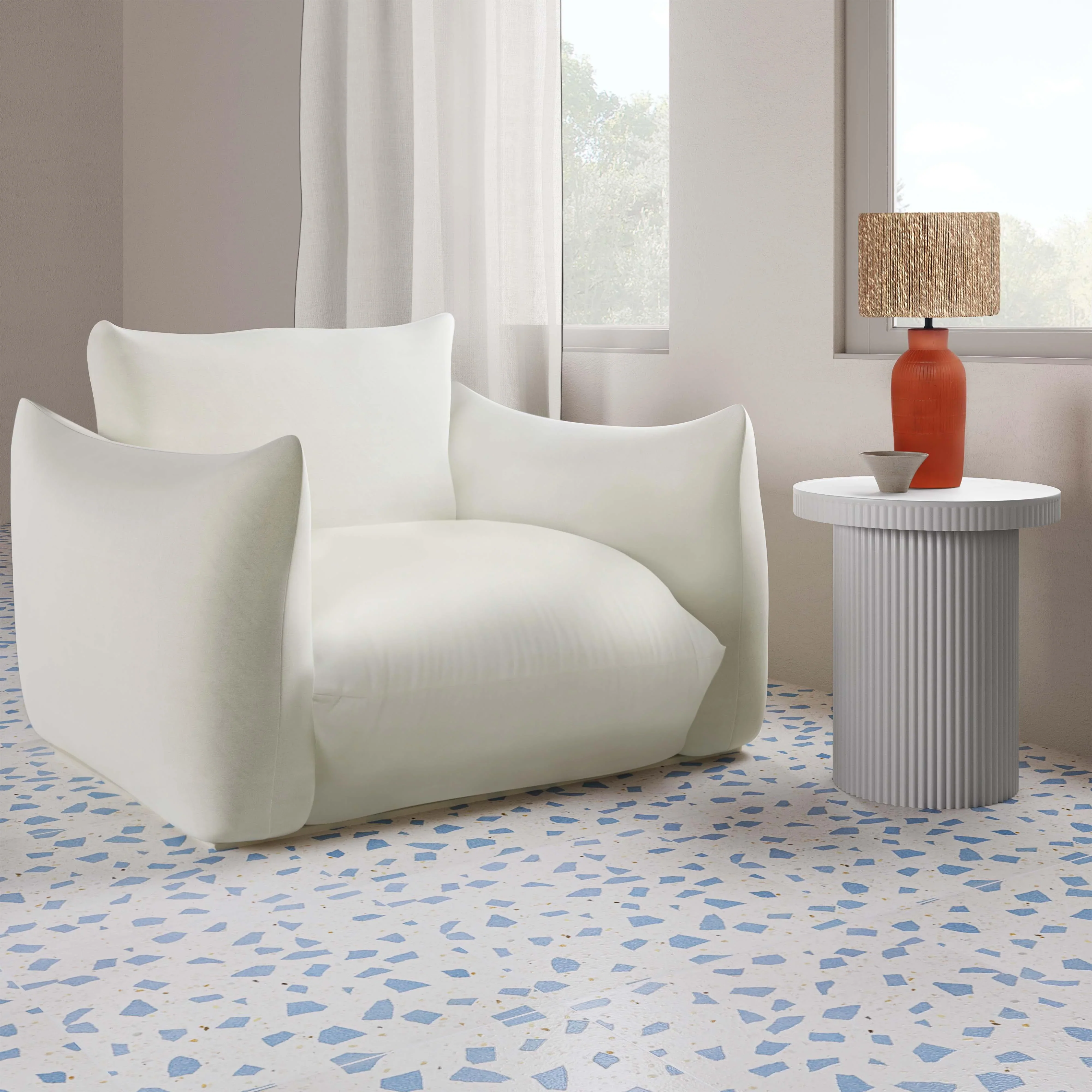 Darcy Concrete Indoor/Outdoor Side Table - Image 15