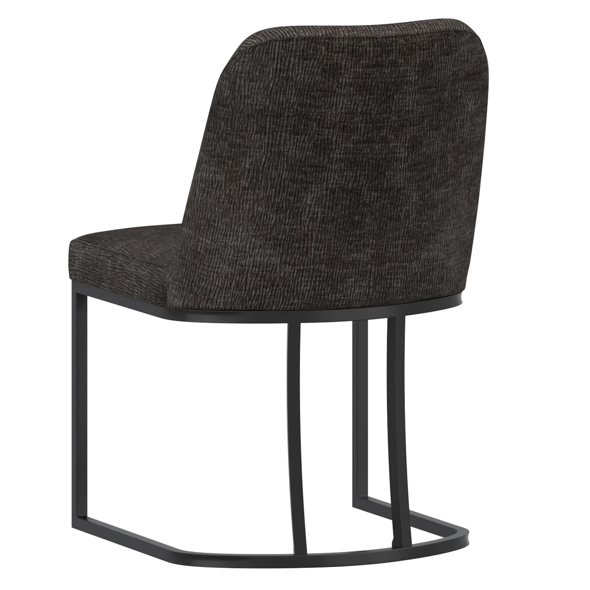 Dario Dining Chair, Set of 2 in Charcoal - Image 3