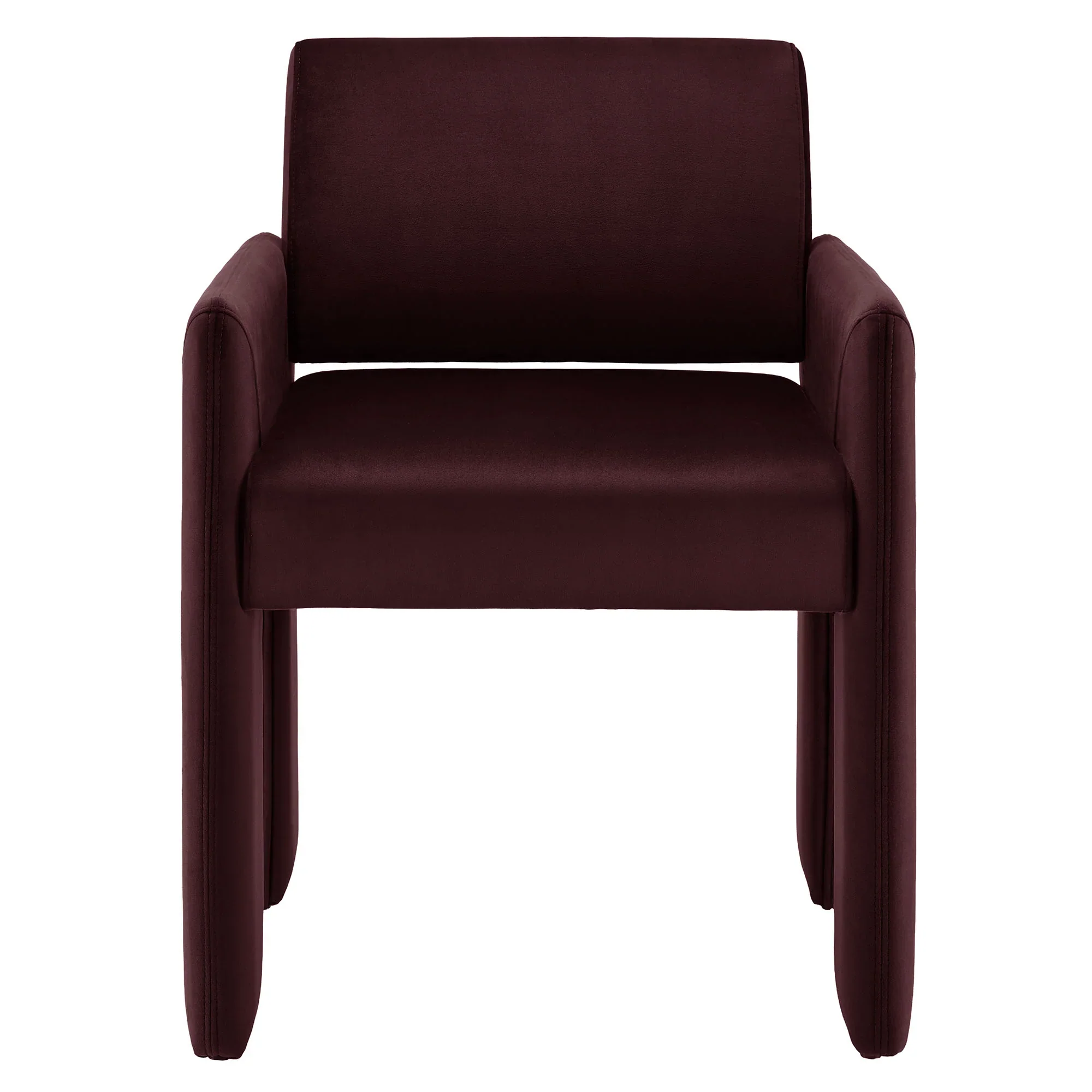 Daven Stain-Resistant Performance Velvet Dining Armchair - Image 4
