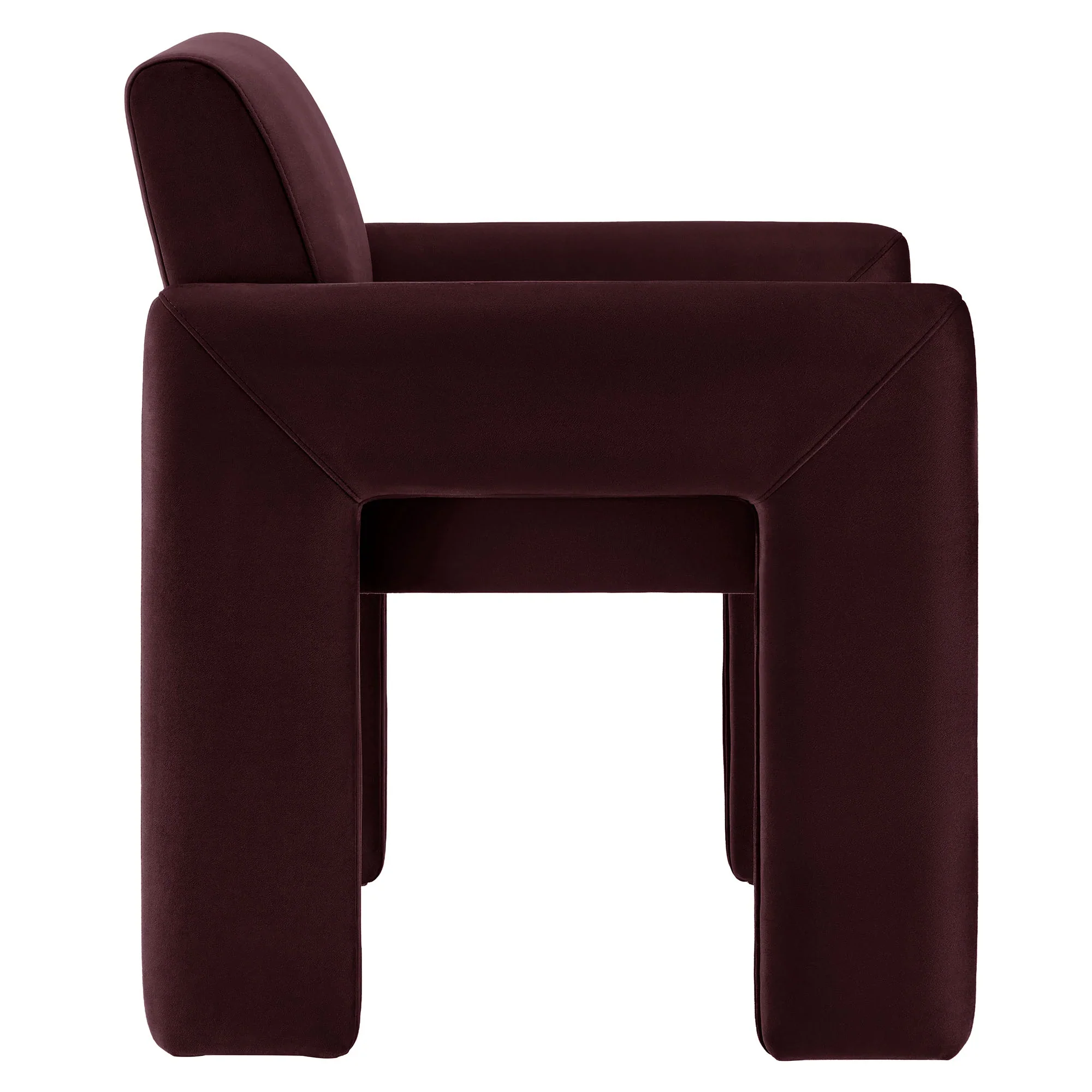 Daven Stain-Resistant Performance Velvet Dining Armchair - Image 5