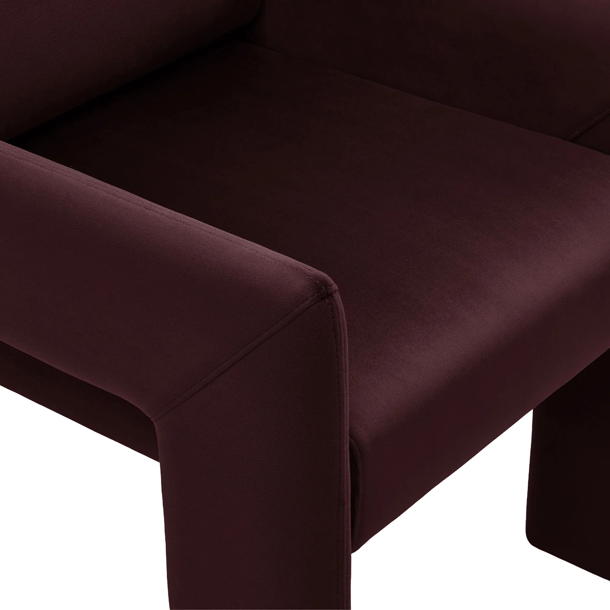 Daven Stain-Resistant Performance Velvet Dining Armchair - Image 7