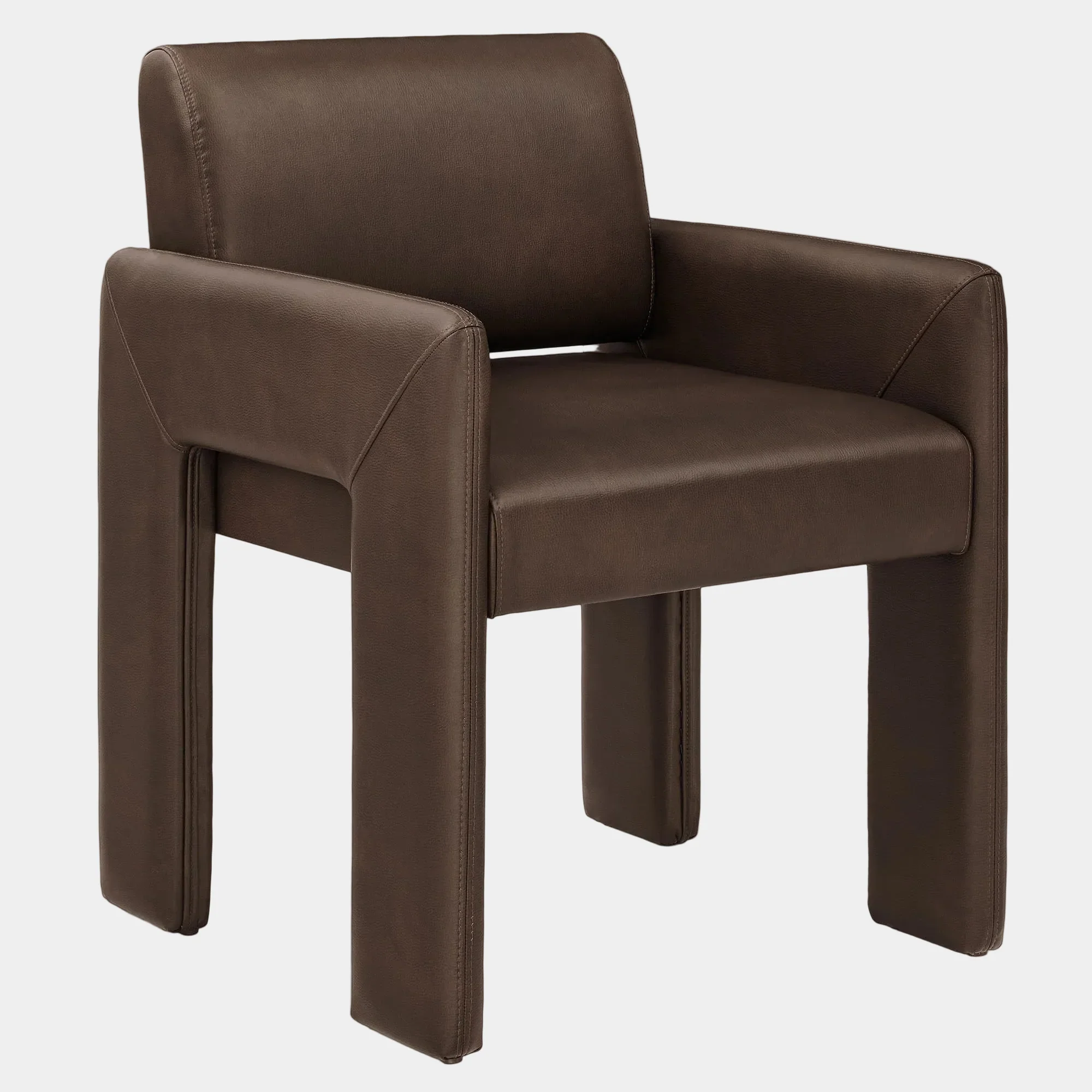 Daven Vegan Leather Dining Armchair - Image 10