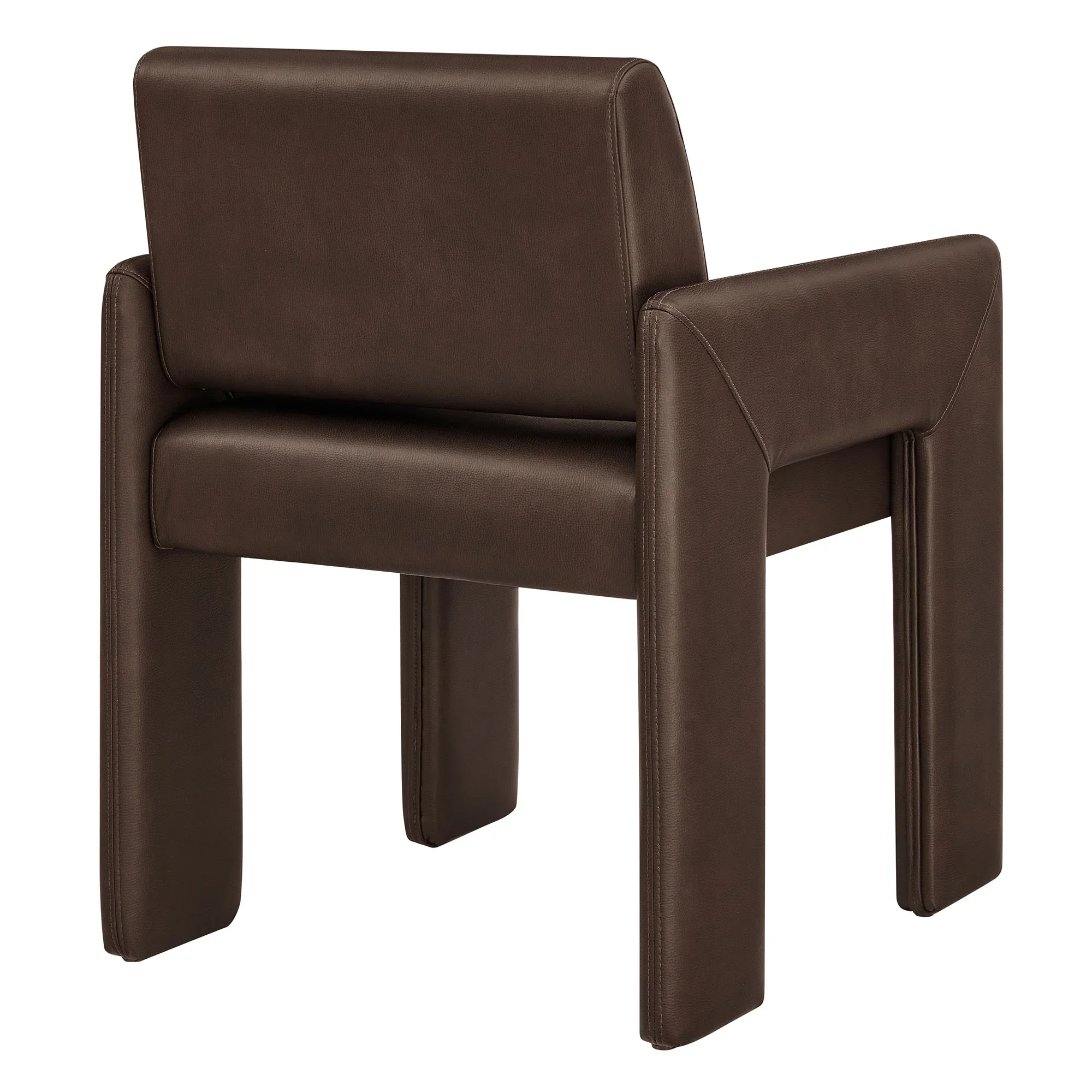 Daven Vegan Leather Dining Armchair - Image 14