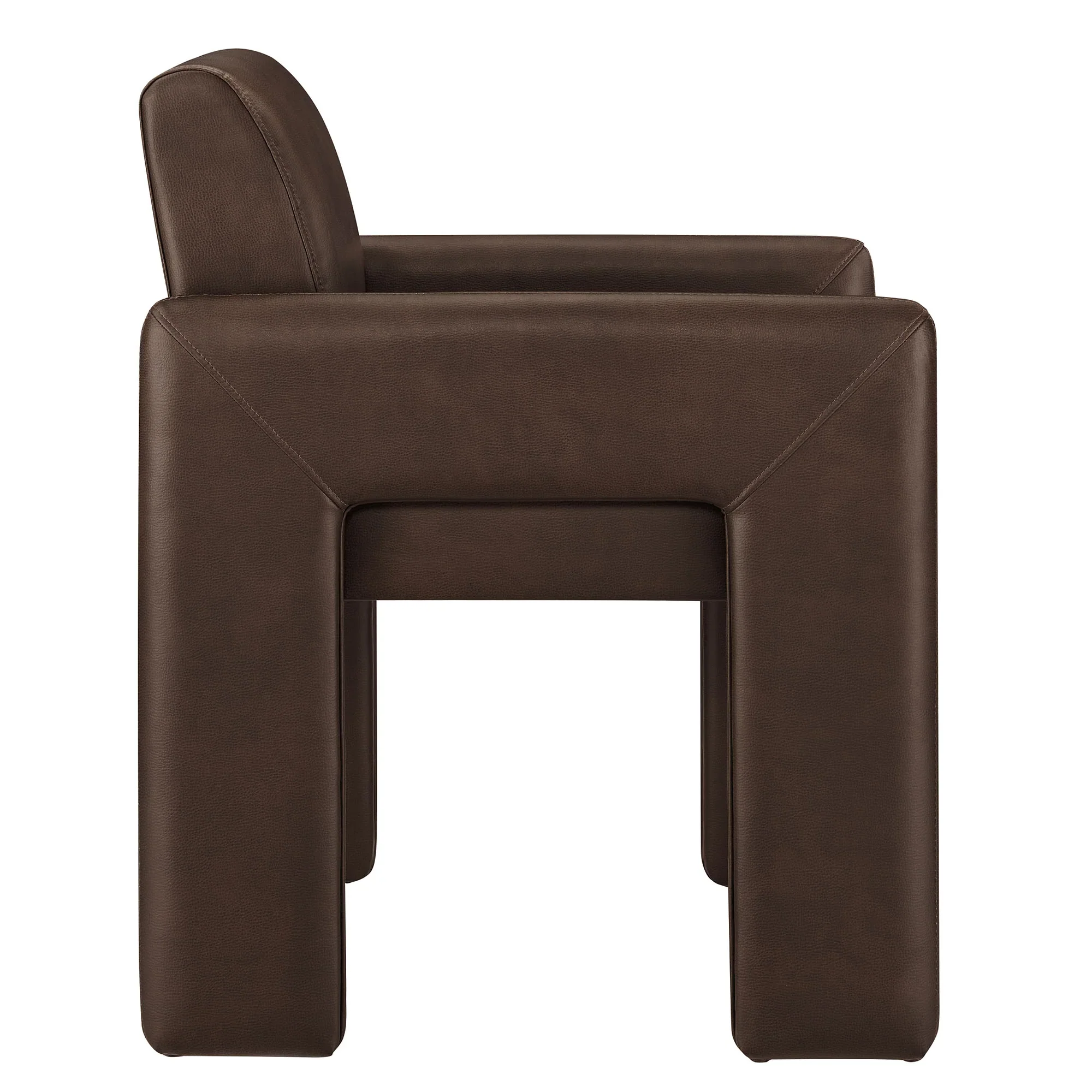 Daven Vegan Leather Dining Armchair - Image 15