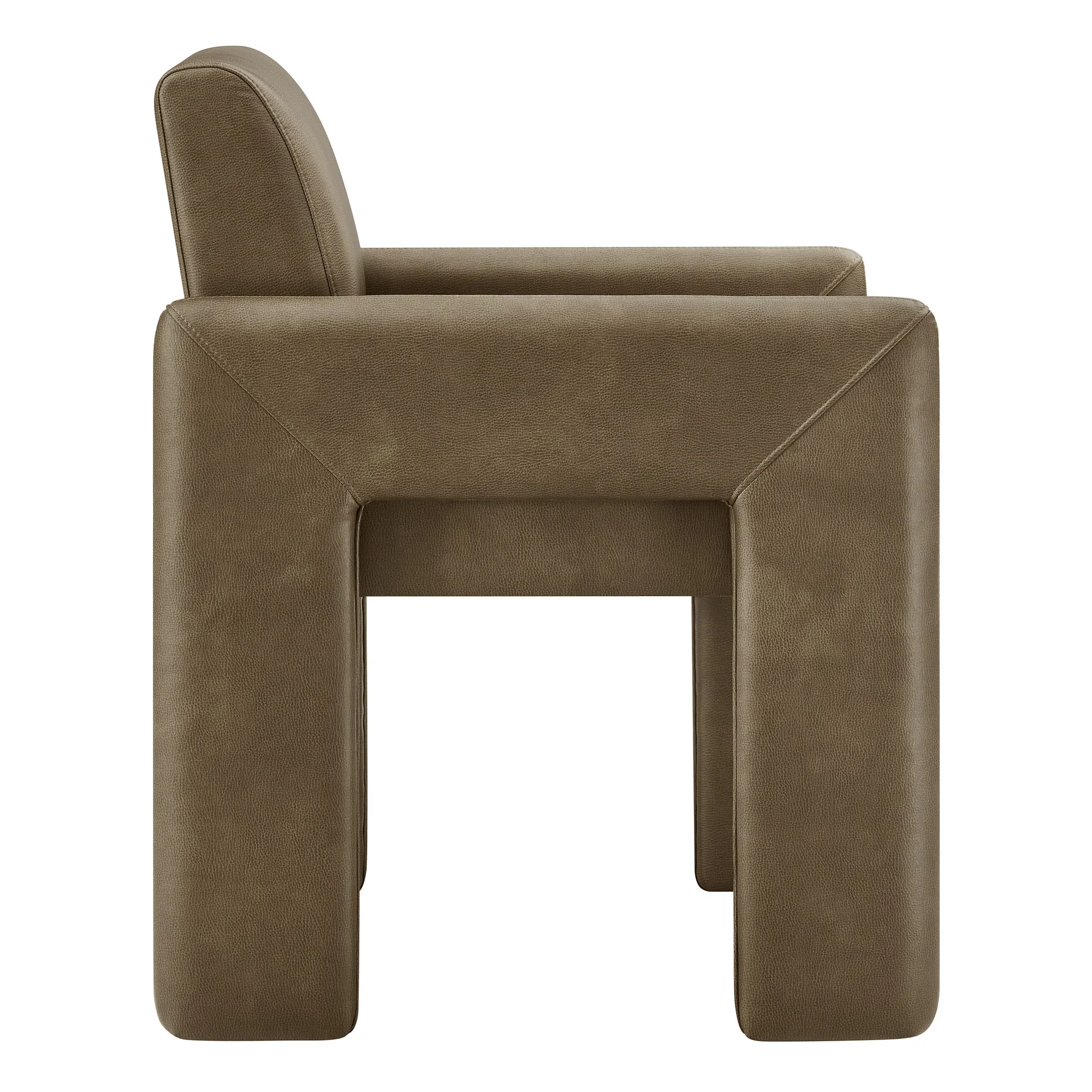 Daven Vegan Leather Dining Armchair - Image 23