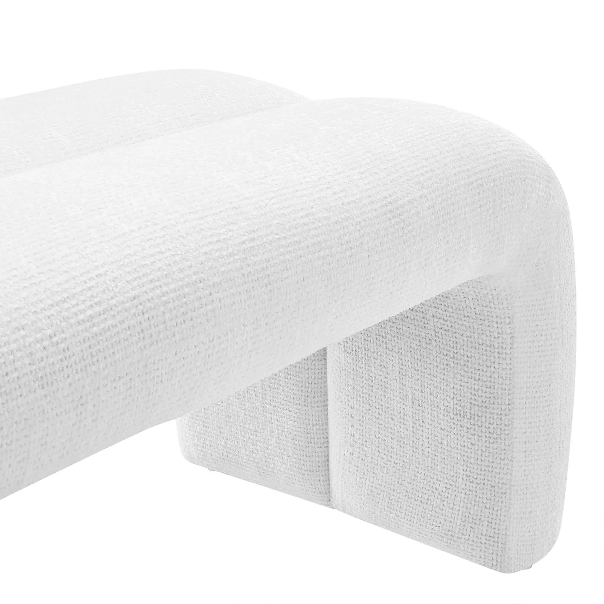 Dax Chenille Upholstered Accent Bench - Image 25
