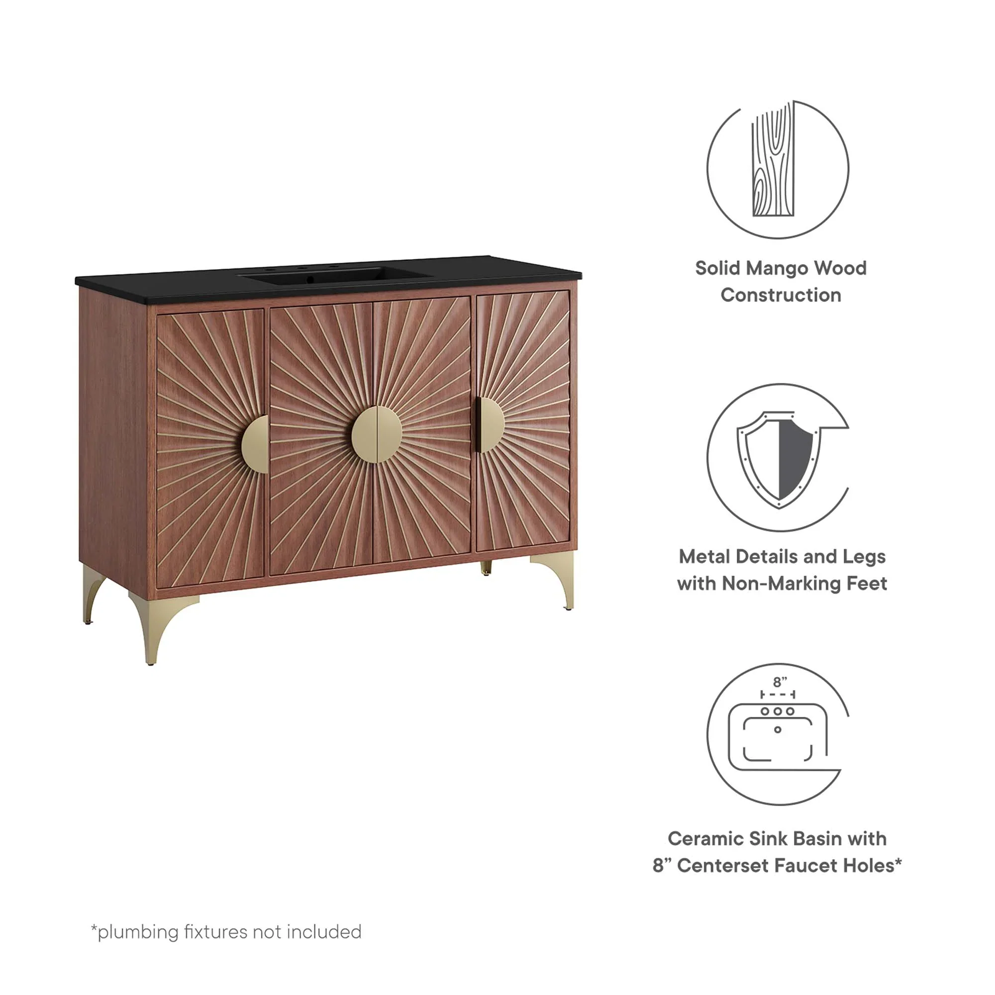 Daylight Bathroom Vanity Basin Included - Image 108