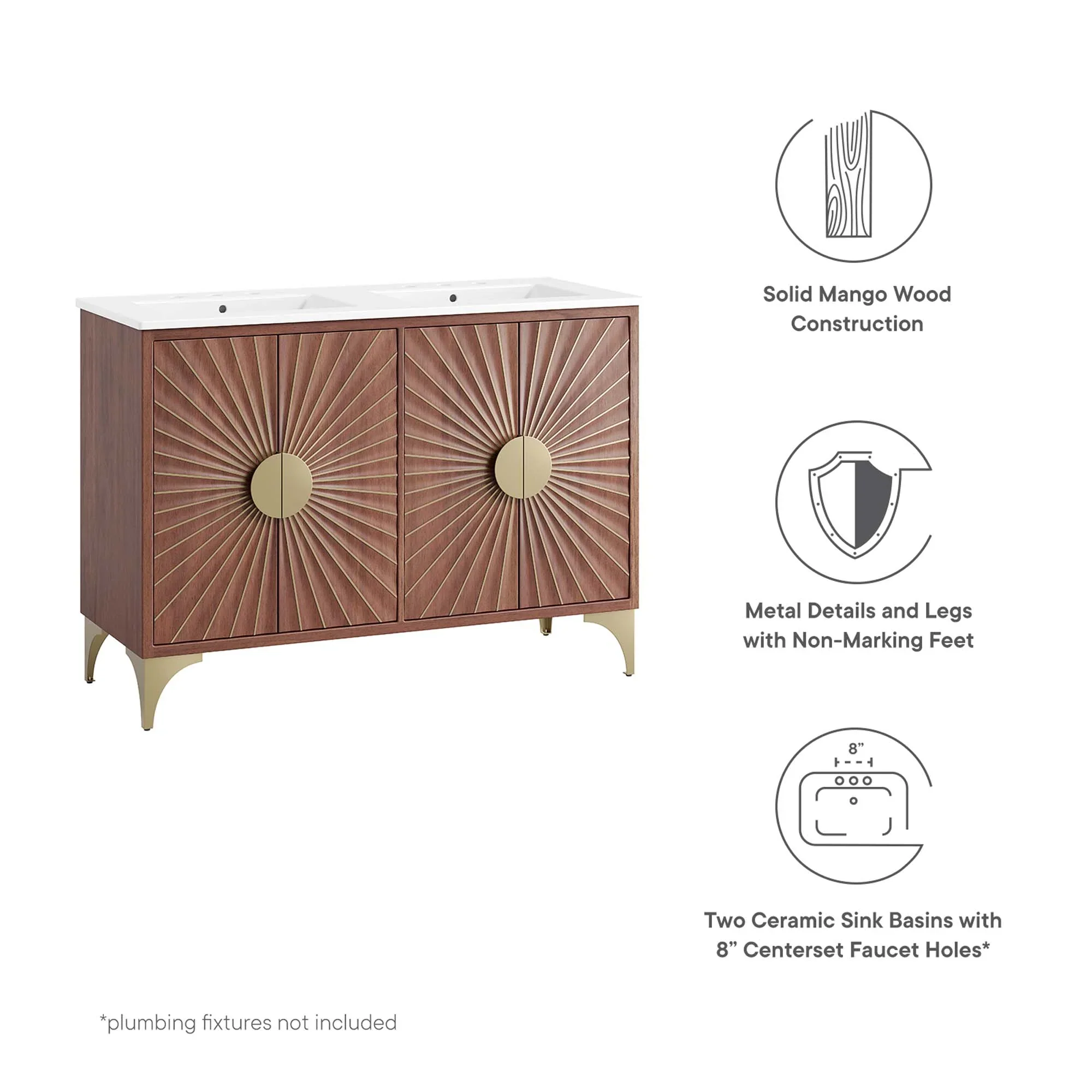 Daylight Bathroom Vanity Basin Included - Image 119