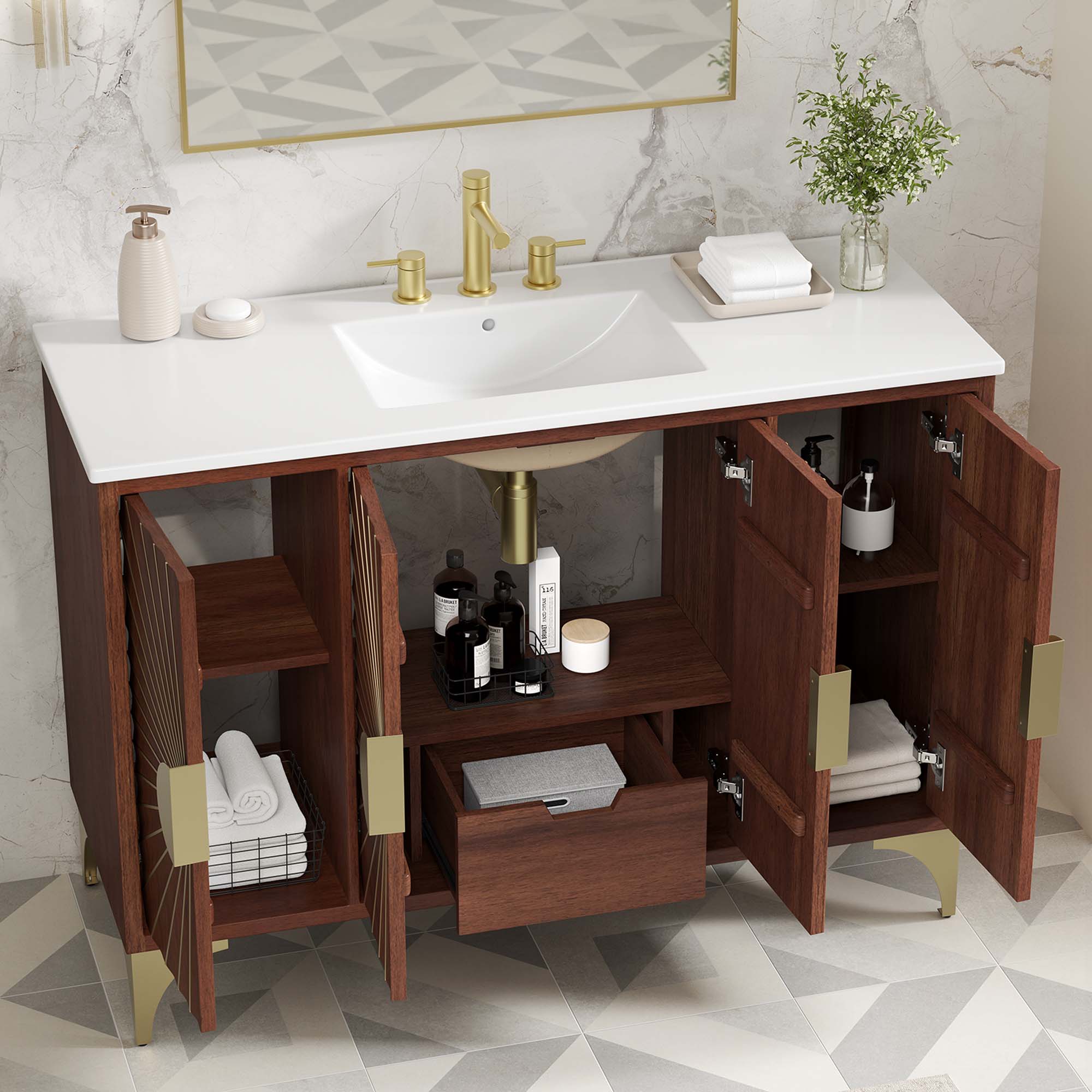 Daylight Bathroom Vanity Basin Included - Image 95