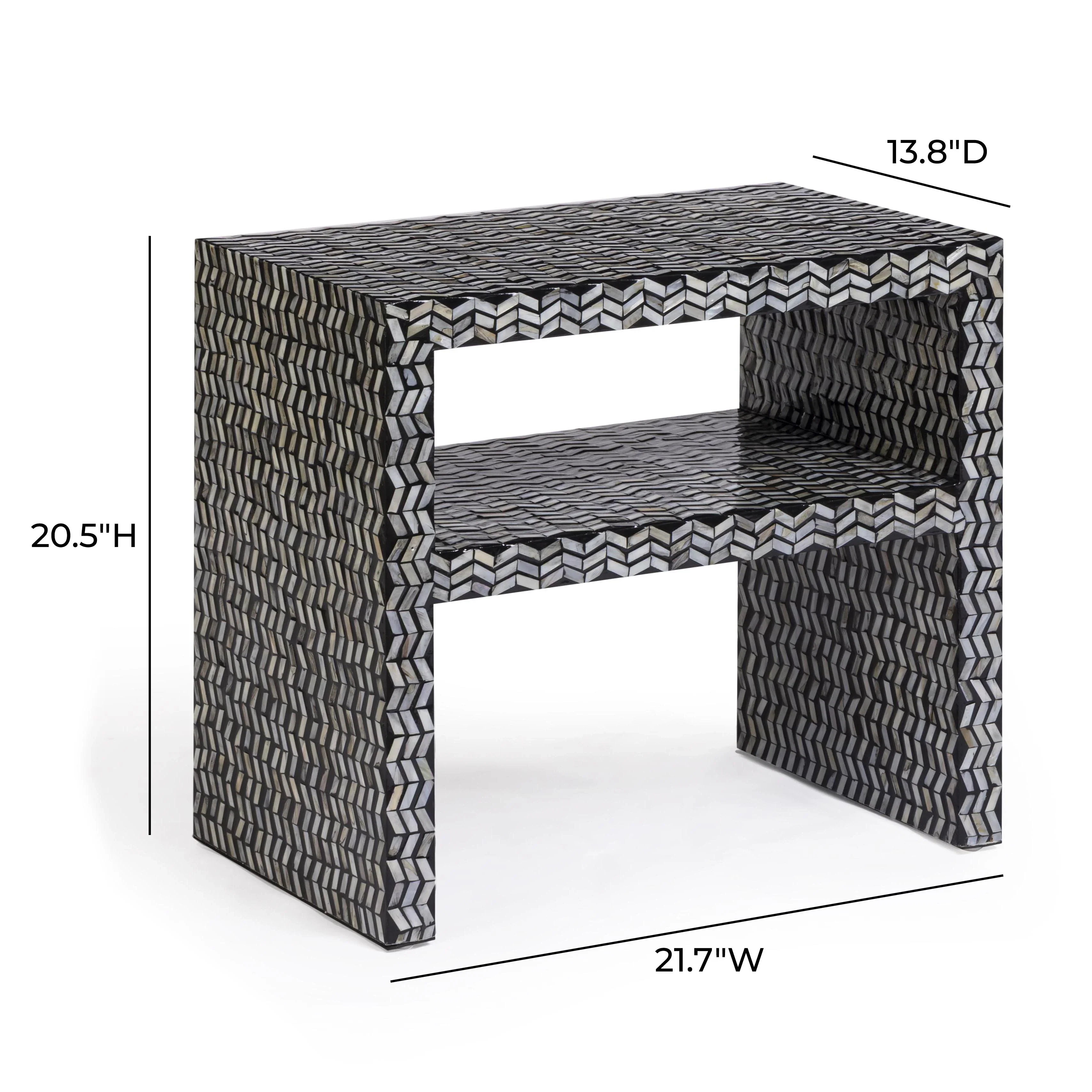 Derry 22" Capiz Shell Nightstand - Image 31