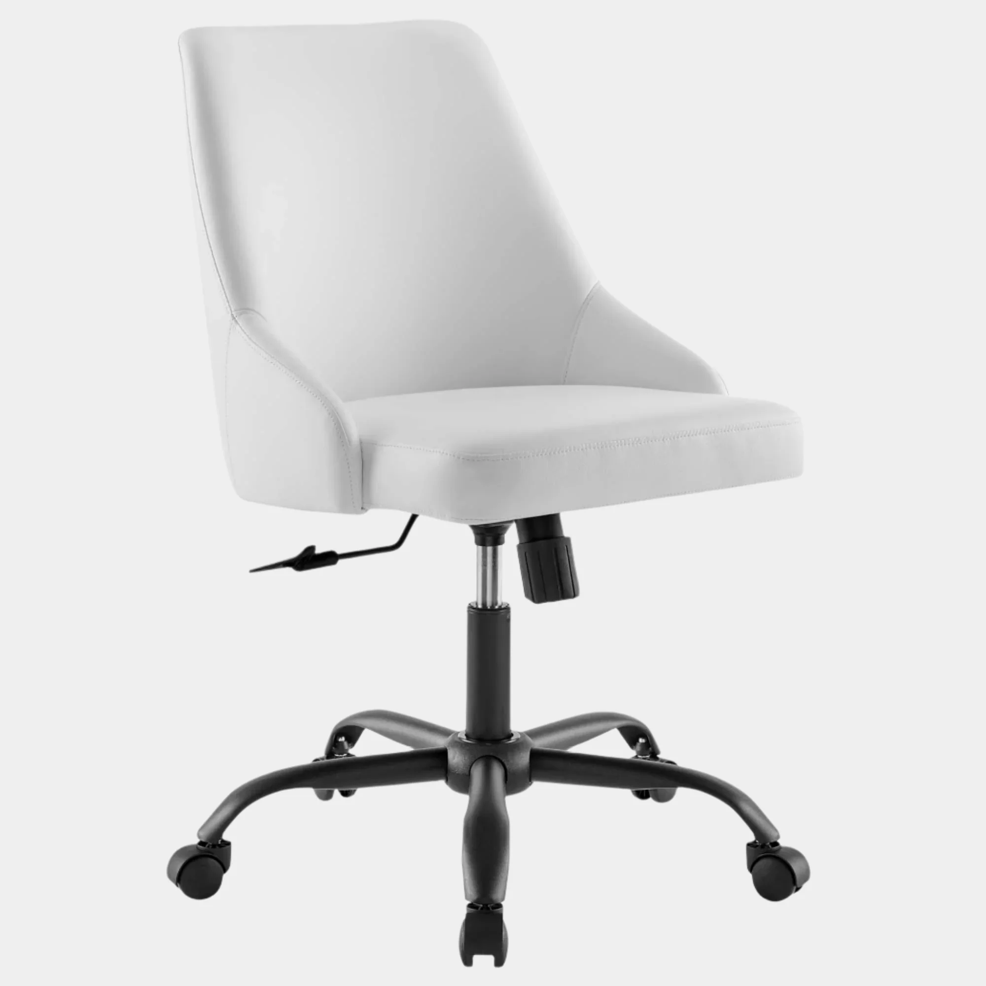 Designate Swivel Vegan Leather Office Chair - Image 10