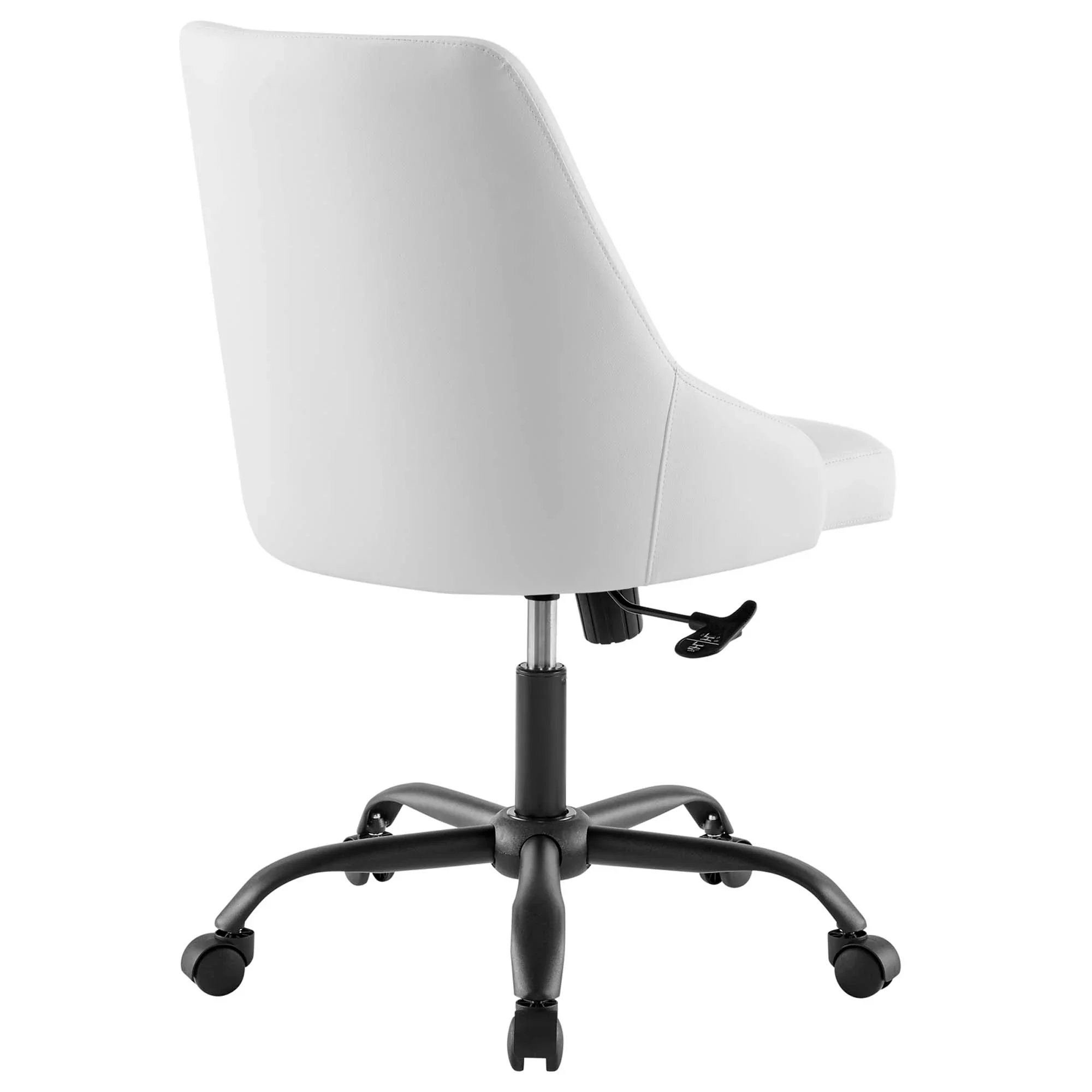 Designate Swivel Vegan Leather Office Chair - Image 13