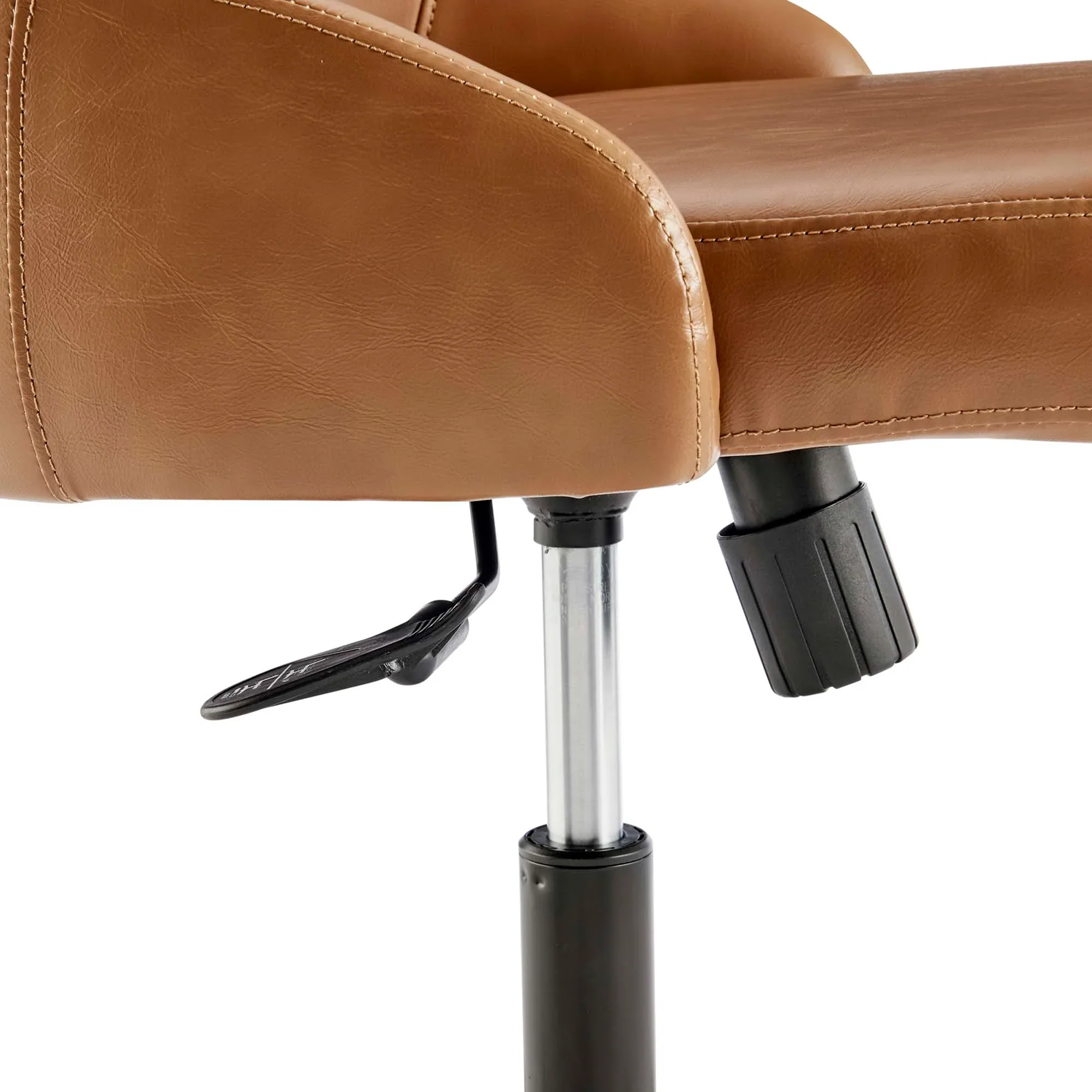 Designate Swivel Vegan Leather Office Chair - Image 5