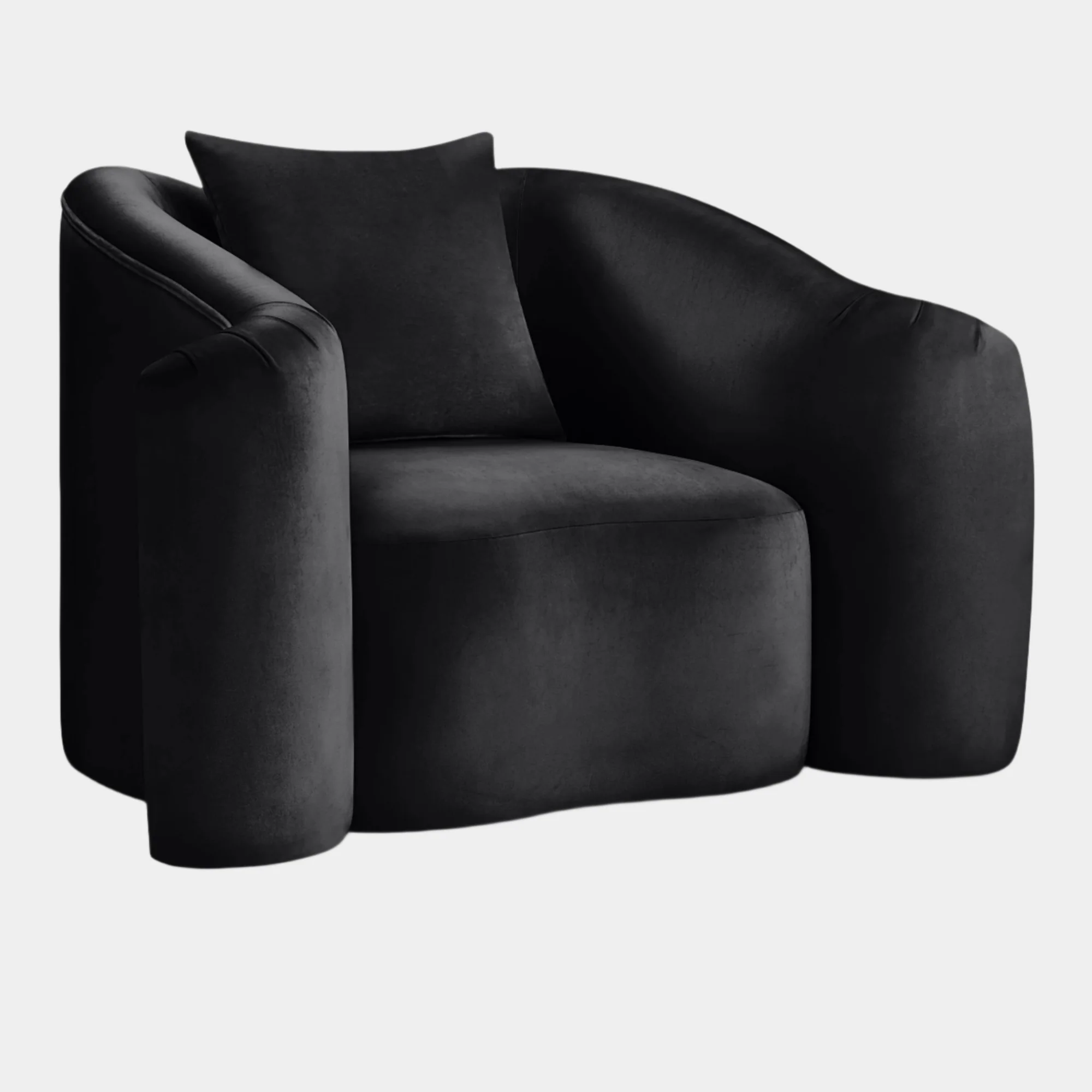 Destin Velvet Upholstered Accent Chair