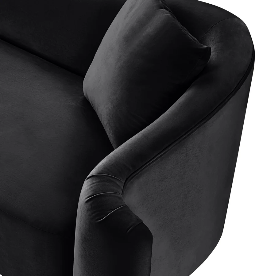 Destin Velvet Upholstered Accent Chair - Image 12