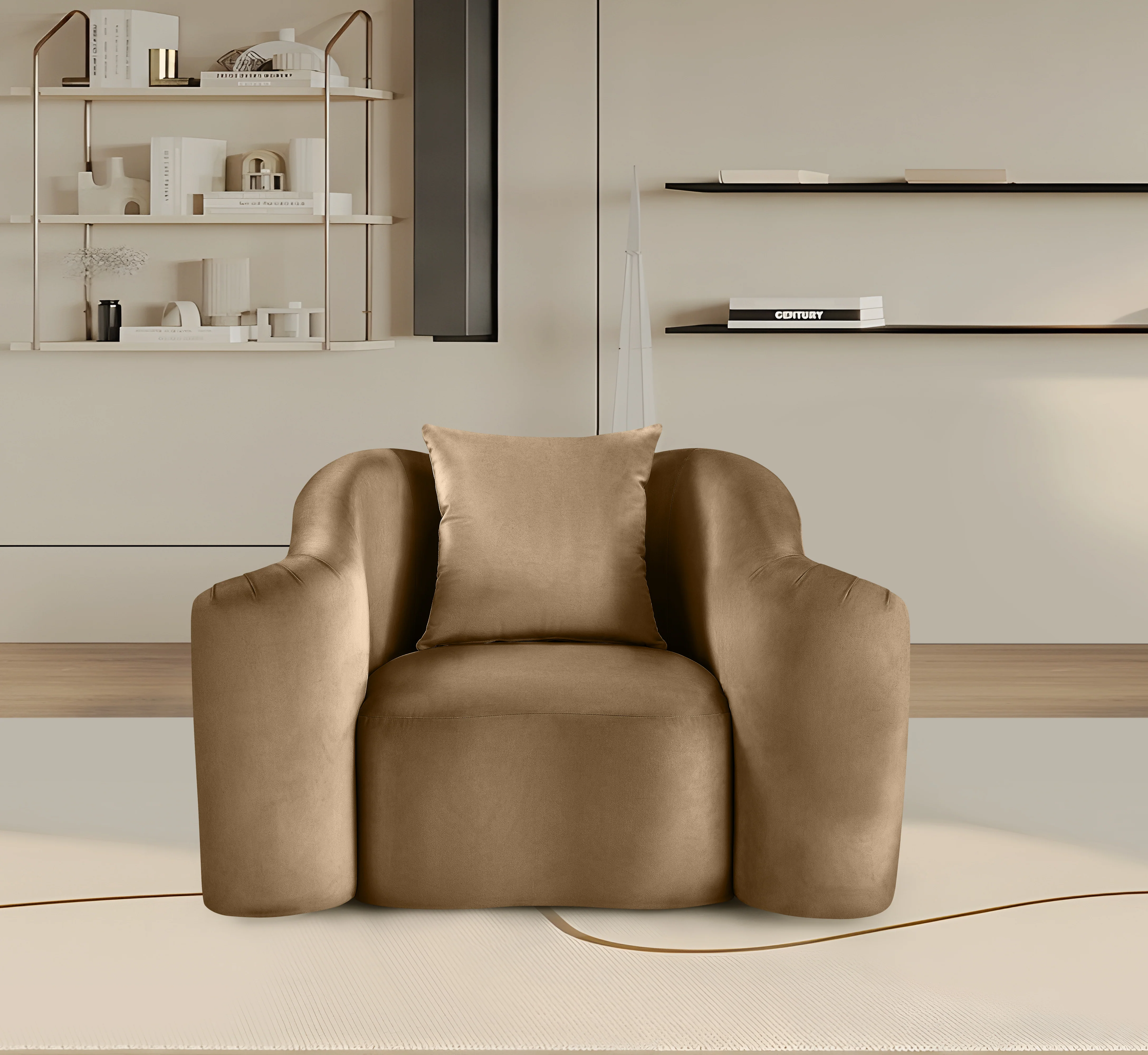 Destin Velvet Upholstered Accent Chair - Image 149