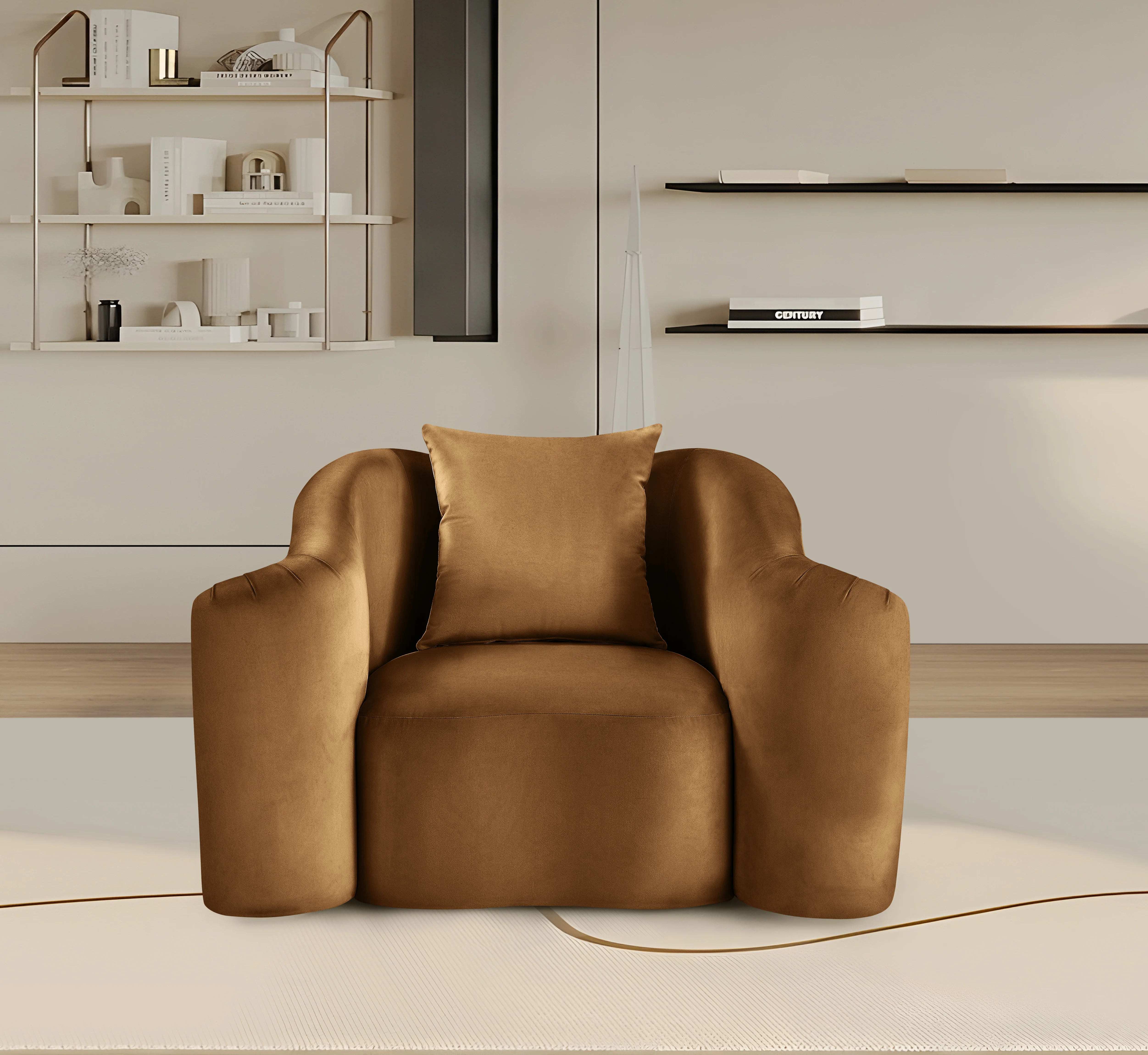 Destin Velvet Upholstered Accent Chair - Image 168