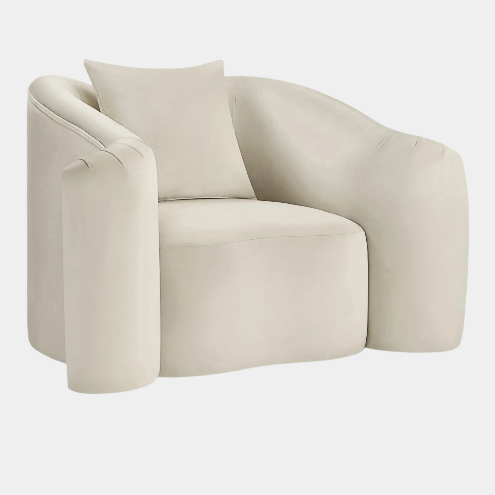 Destin Velvet Upholstered Accent Chair - Image 20