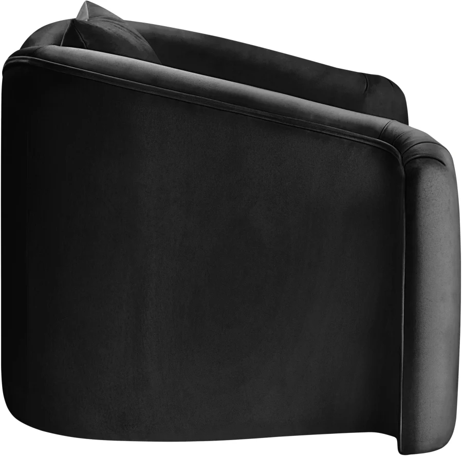 Destin Velvet Upholstered Accent Chair - Image 7