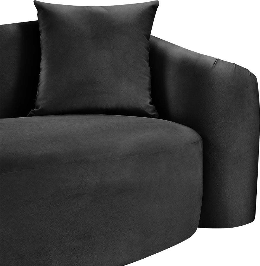 Destin Velvet Upholstered Accent Chair - Image 9