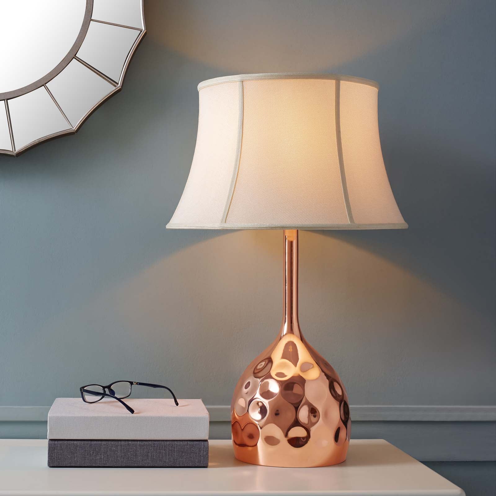 Dimple Rose Gold Table Lamp - Image 2