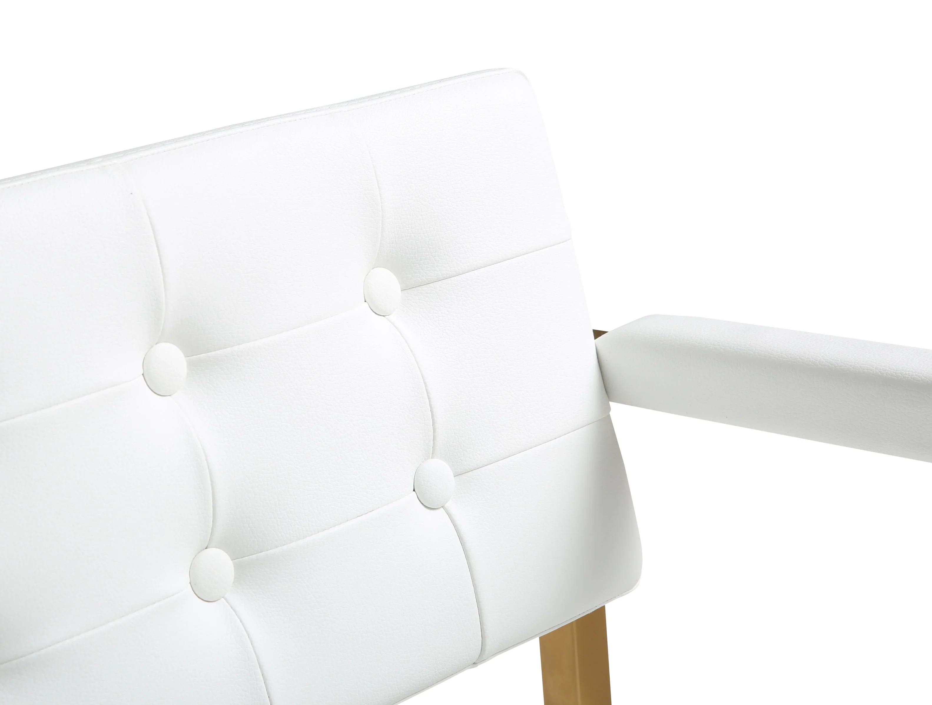 Director Performance Vegan Leather Stool with Gold Base - Image 25