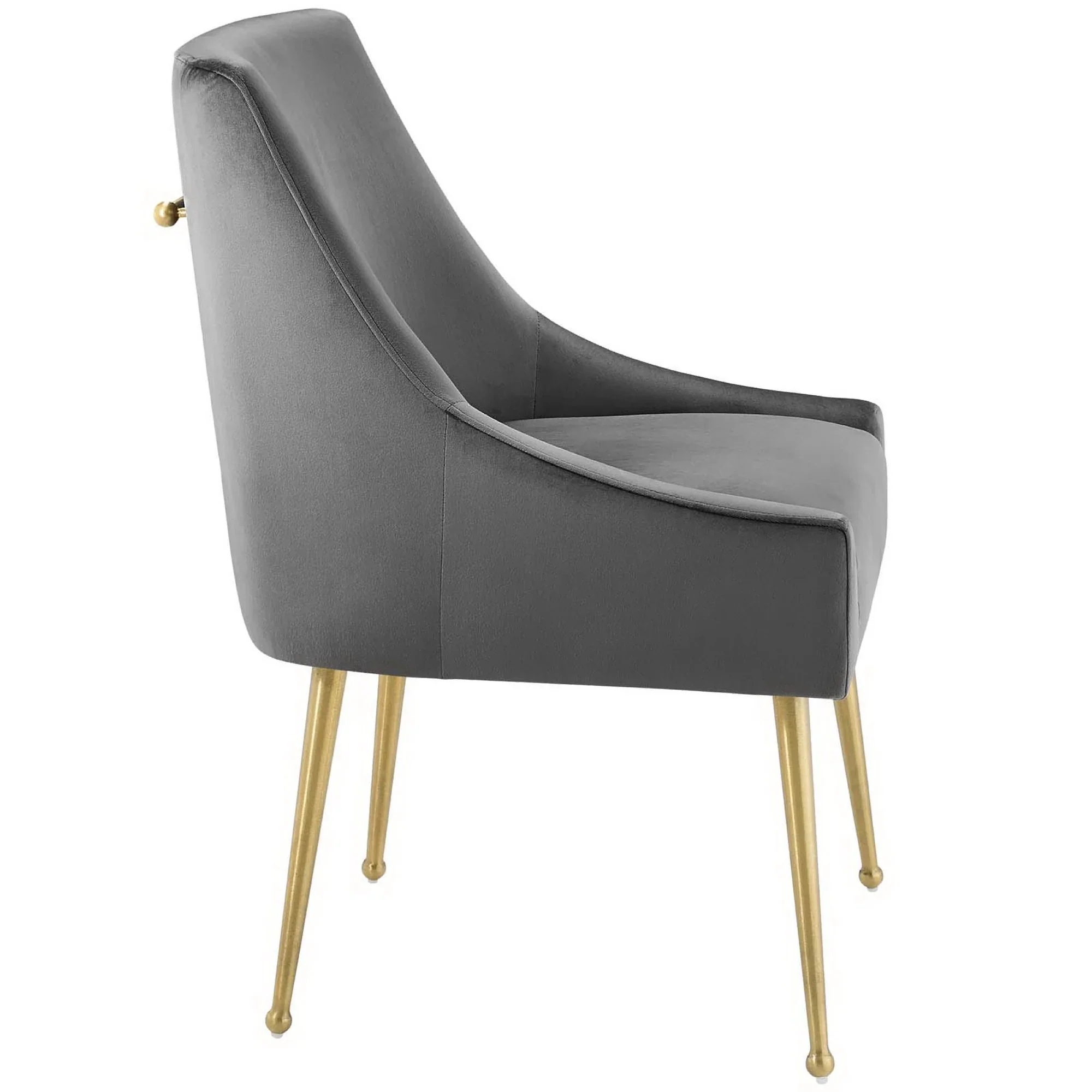 Discern Upholstered Performance Velvet Dining Chair - Image 10
