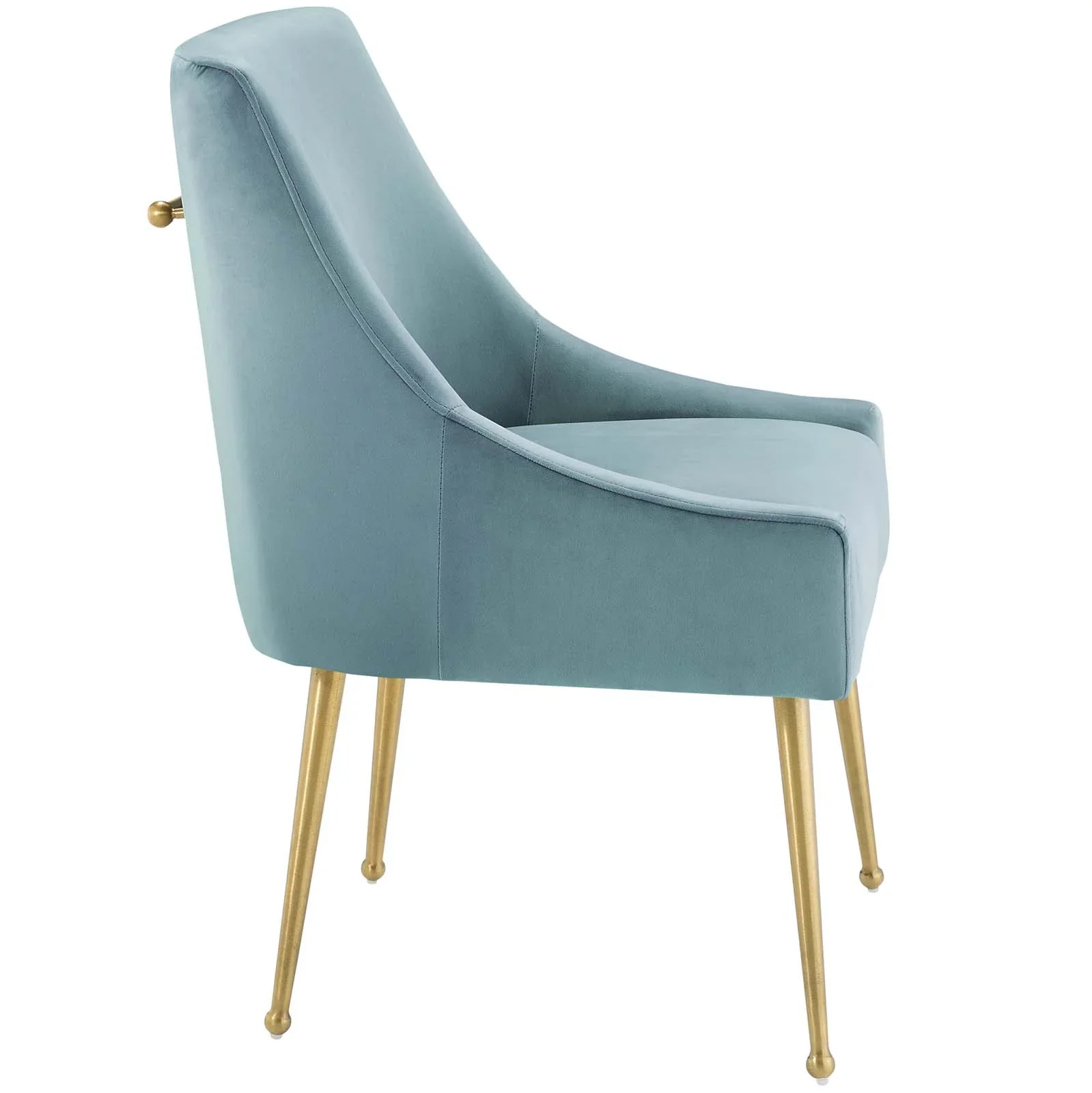 Discern Upholstered Performance Velvet Dining Chair - Image 4