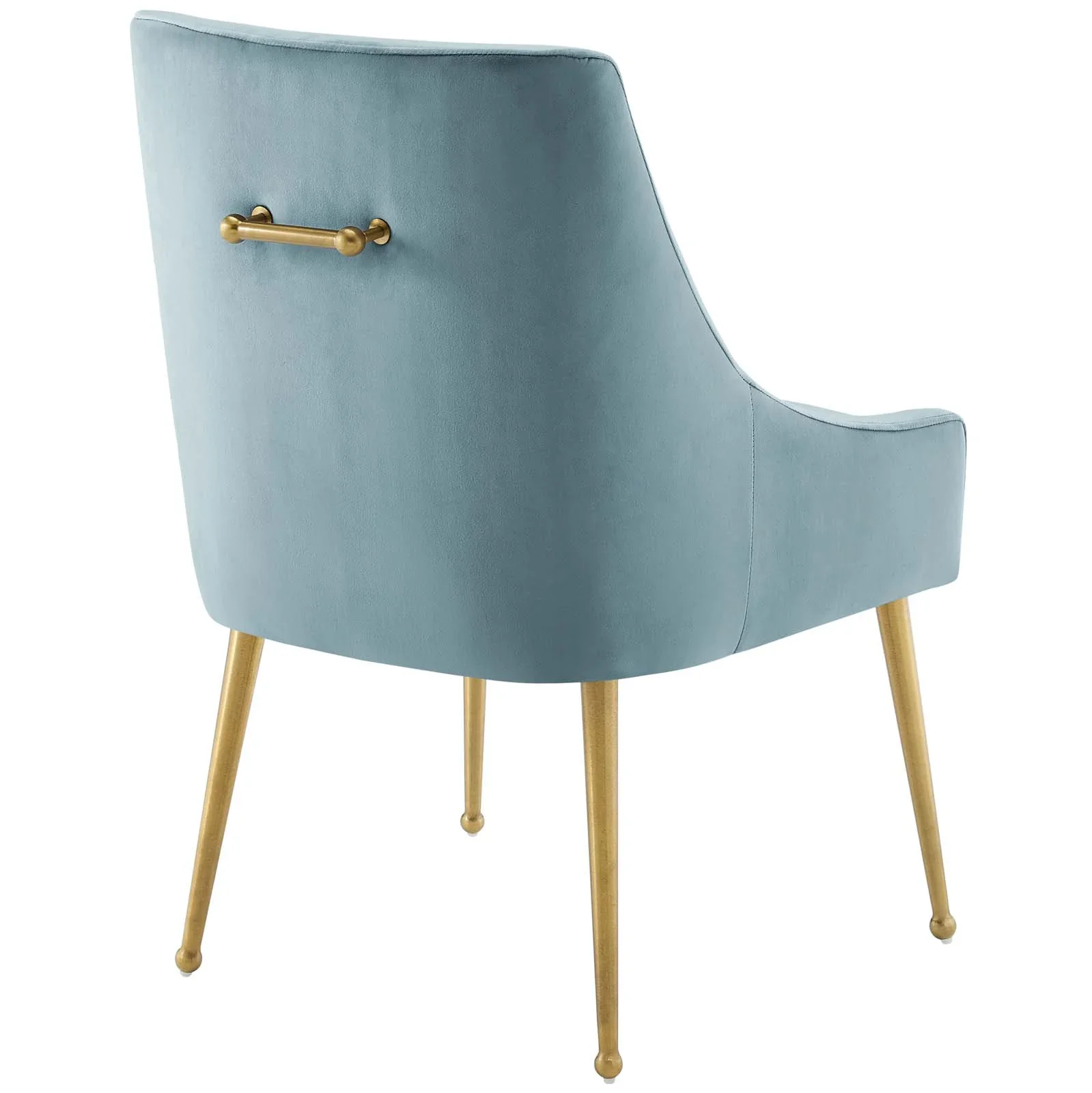 Discern Upholstered Performance Velvet Dining Chair - Image 5