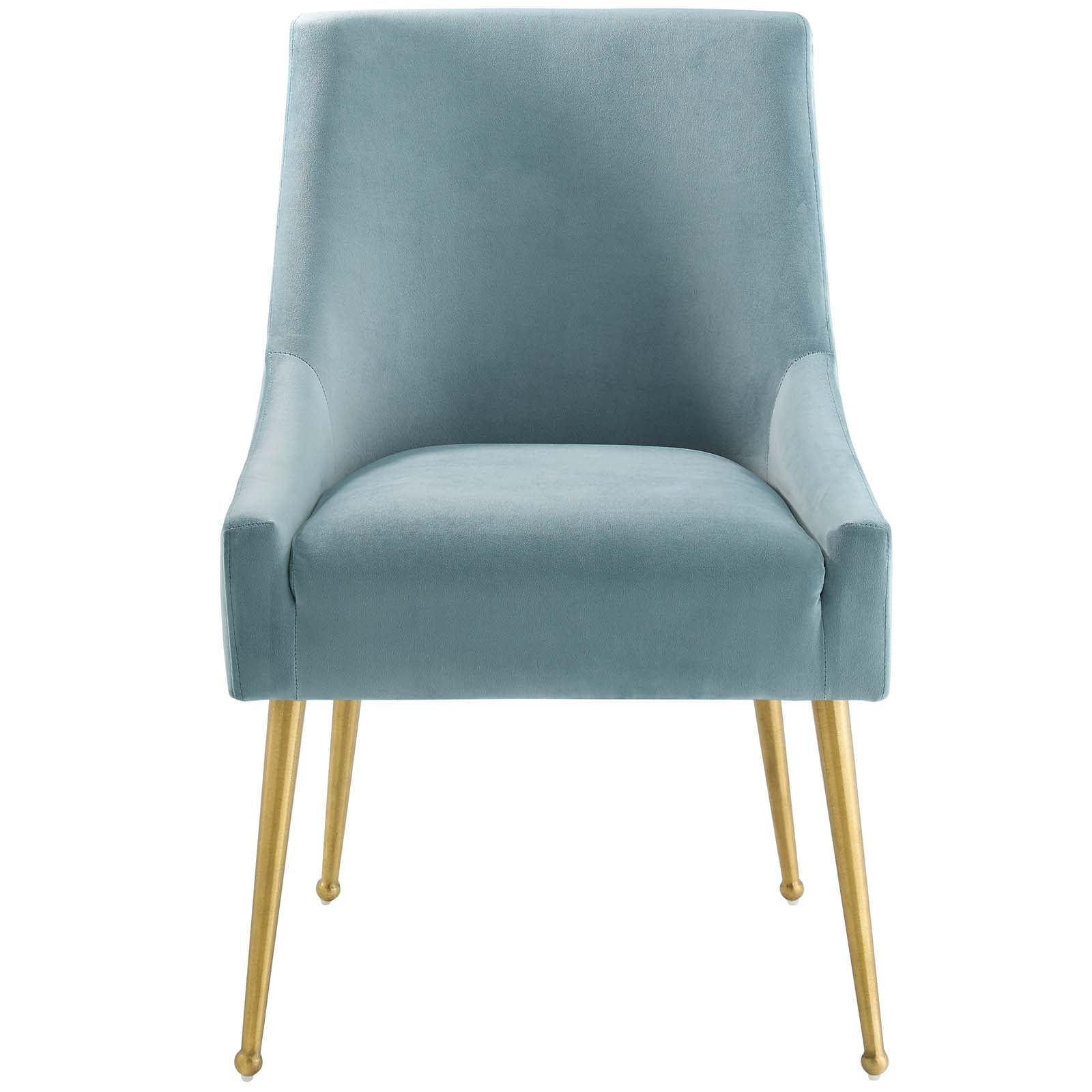 Discern Upholstered Performance Velvet Dining Chair - Image 6