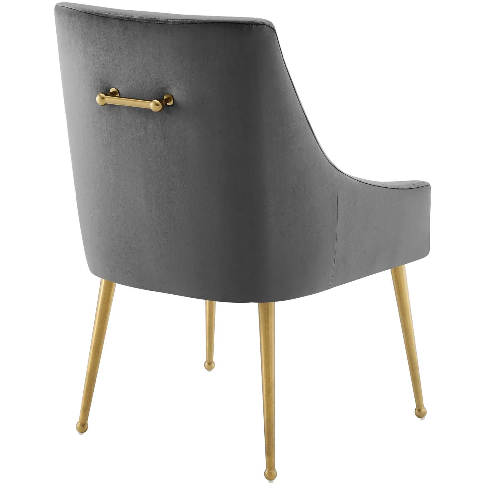 Discern Upholstered Performance Velvet Dining Chair Set of 2 - Image 8