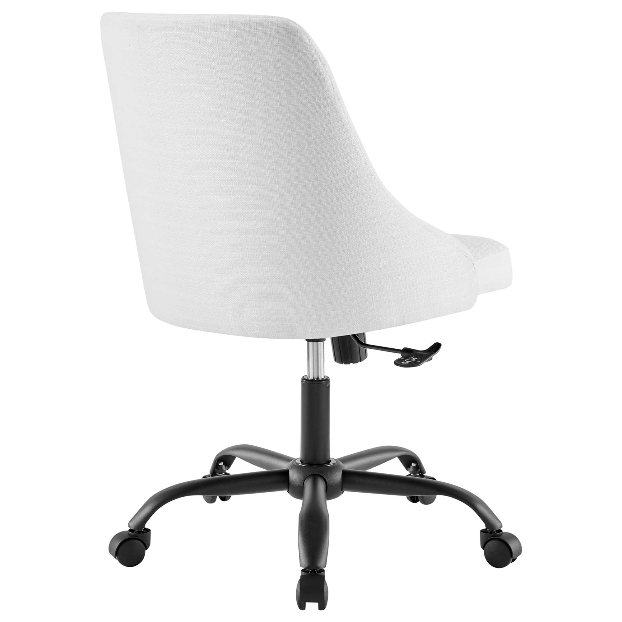 Distinct Tufted Swivel Upholstered Office Chair - Image 4