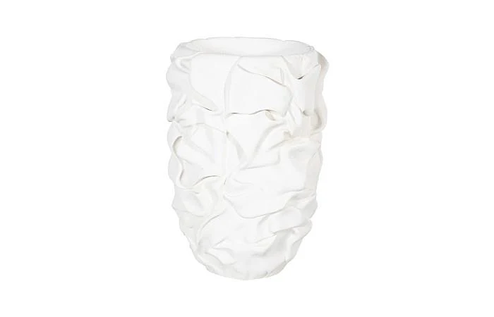 Drape Planter, White Stone - Image 3
