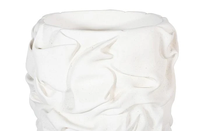 Drape Planter, White Stone - Image 4