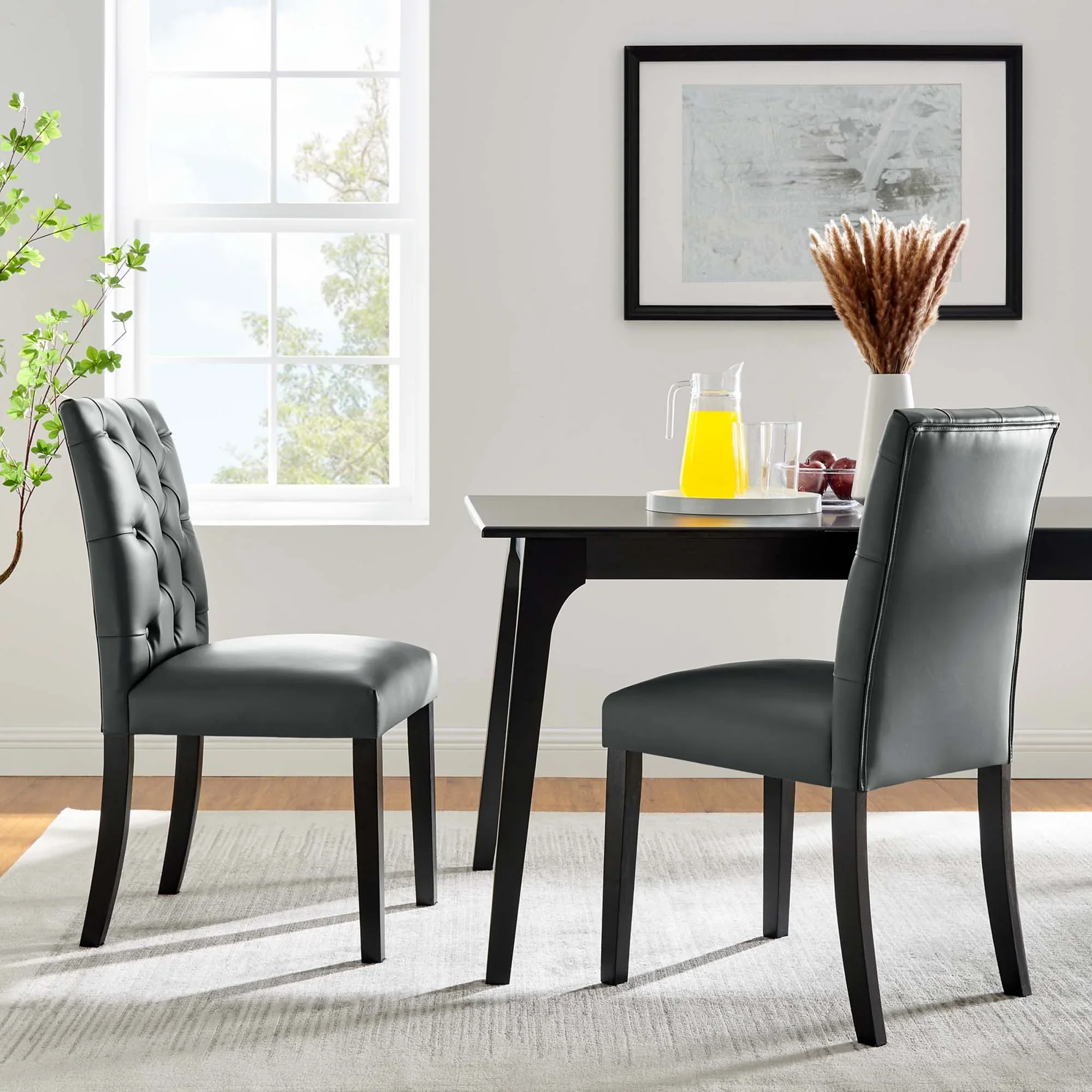 Duchess Dining Chair Vinyl Set of 2 - Image 10